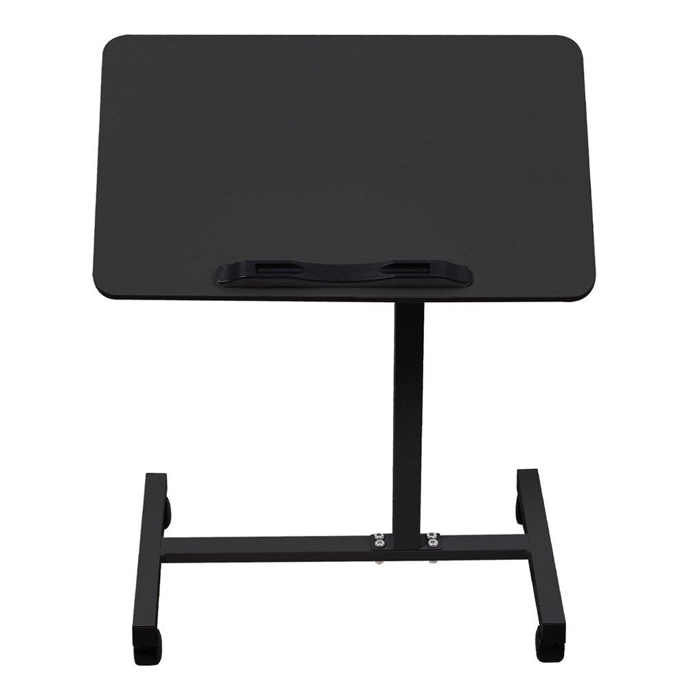 Black - Kabinet UK - Height Adjustable Mobile Table with Castors - 3