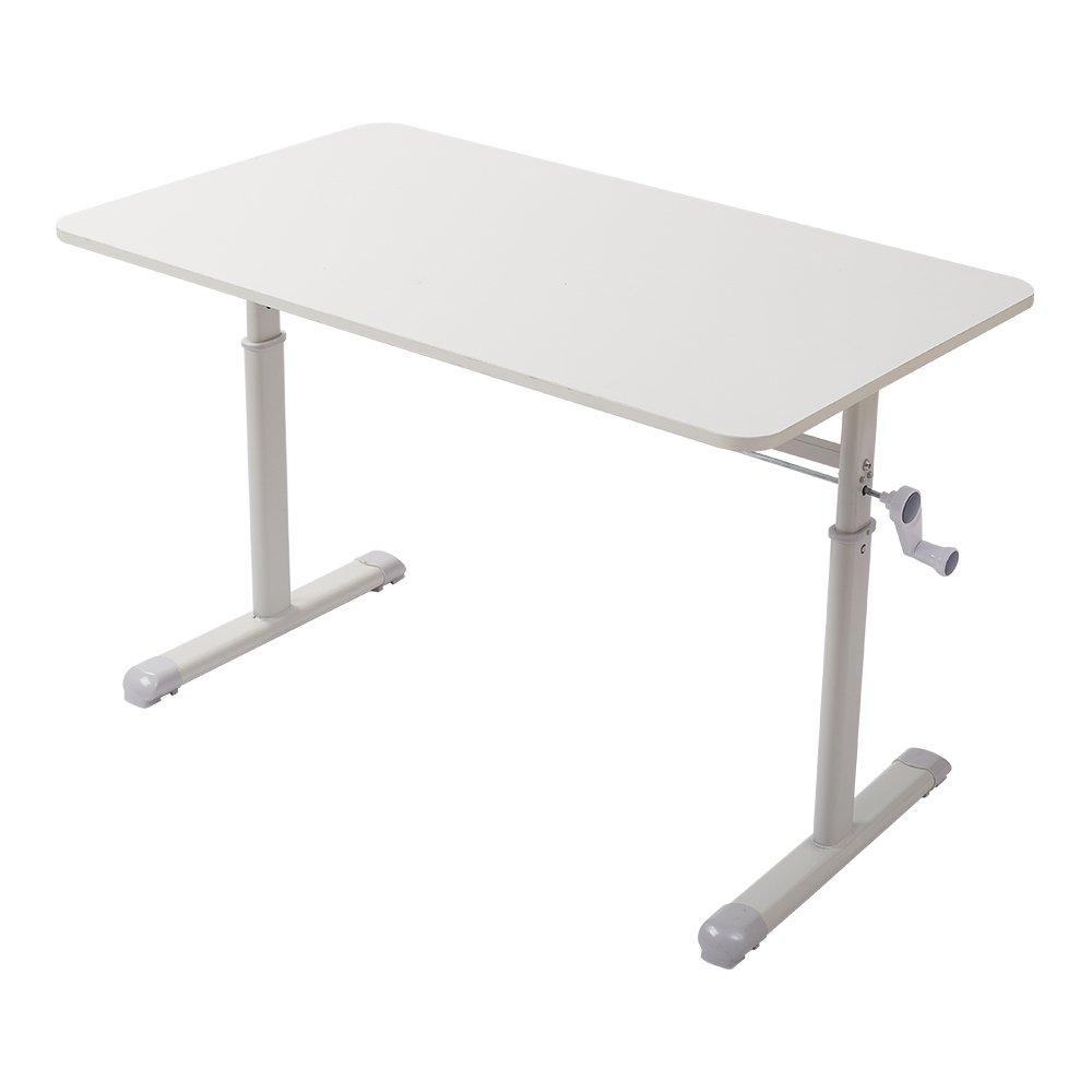 White - Kabinet UK - Manual Height-Adjustable Office Desk - 4