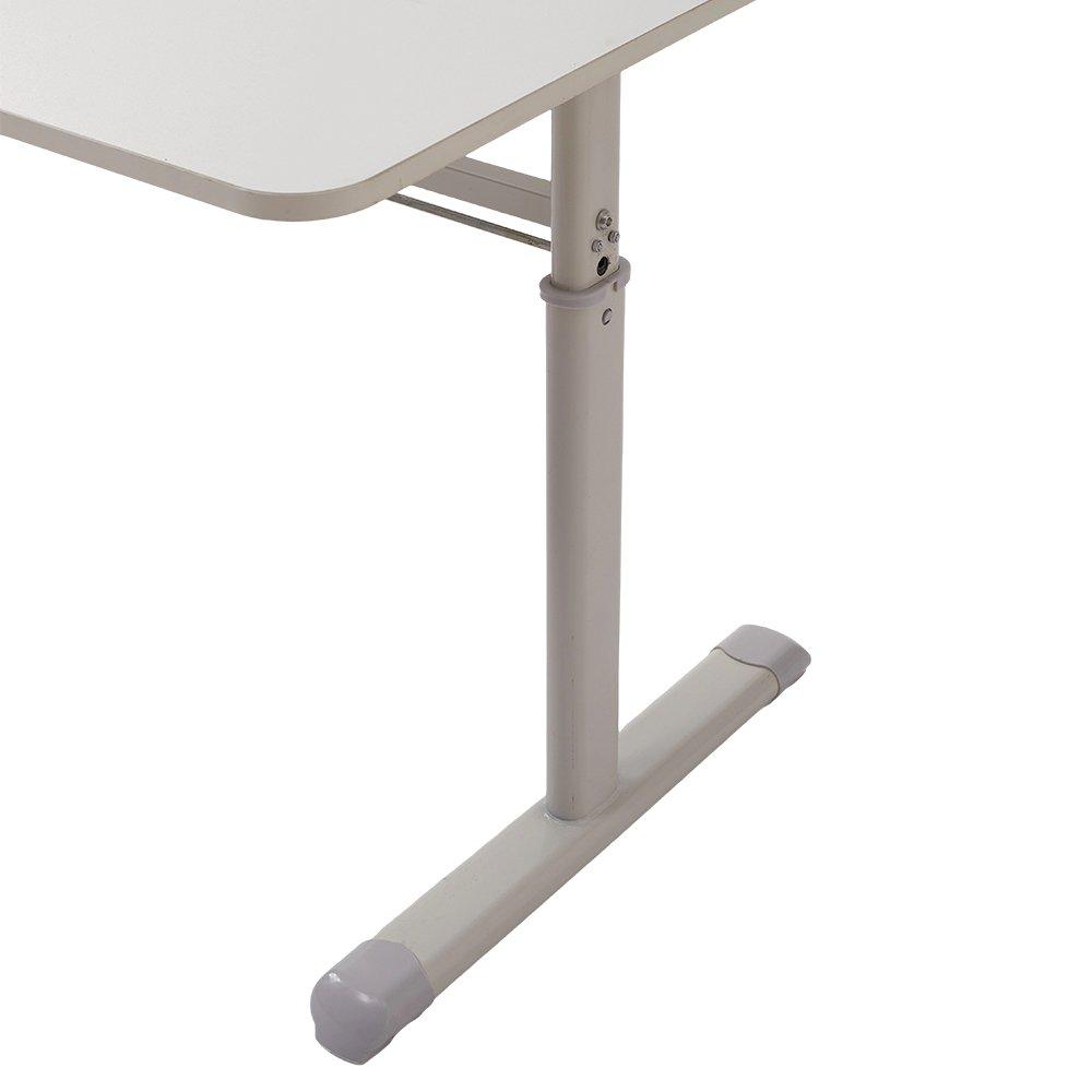 White - Kabinet UK - Manual Height-Adjustable Office Desk - 8
