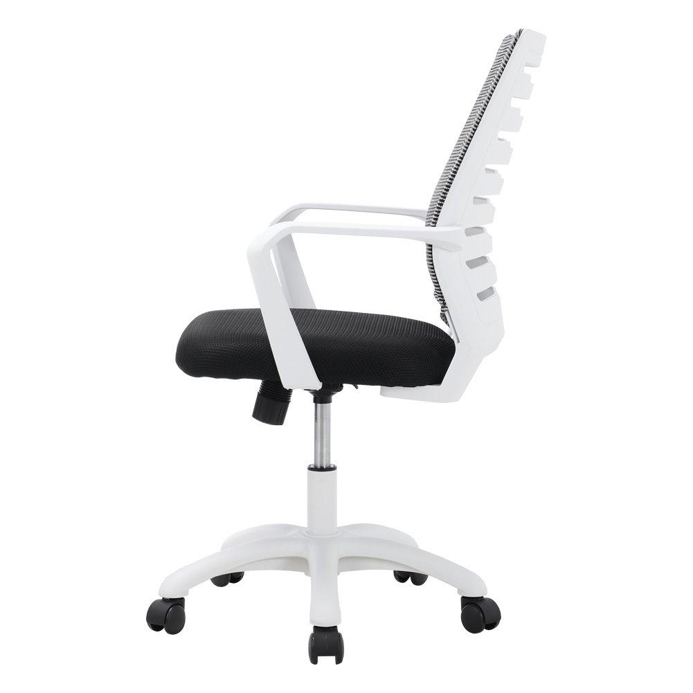 Grey/White - Kabinet UK - Ergonomic Mesh Office Chair - 5