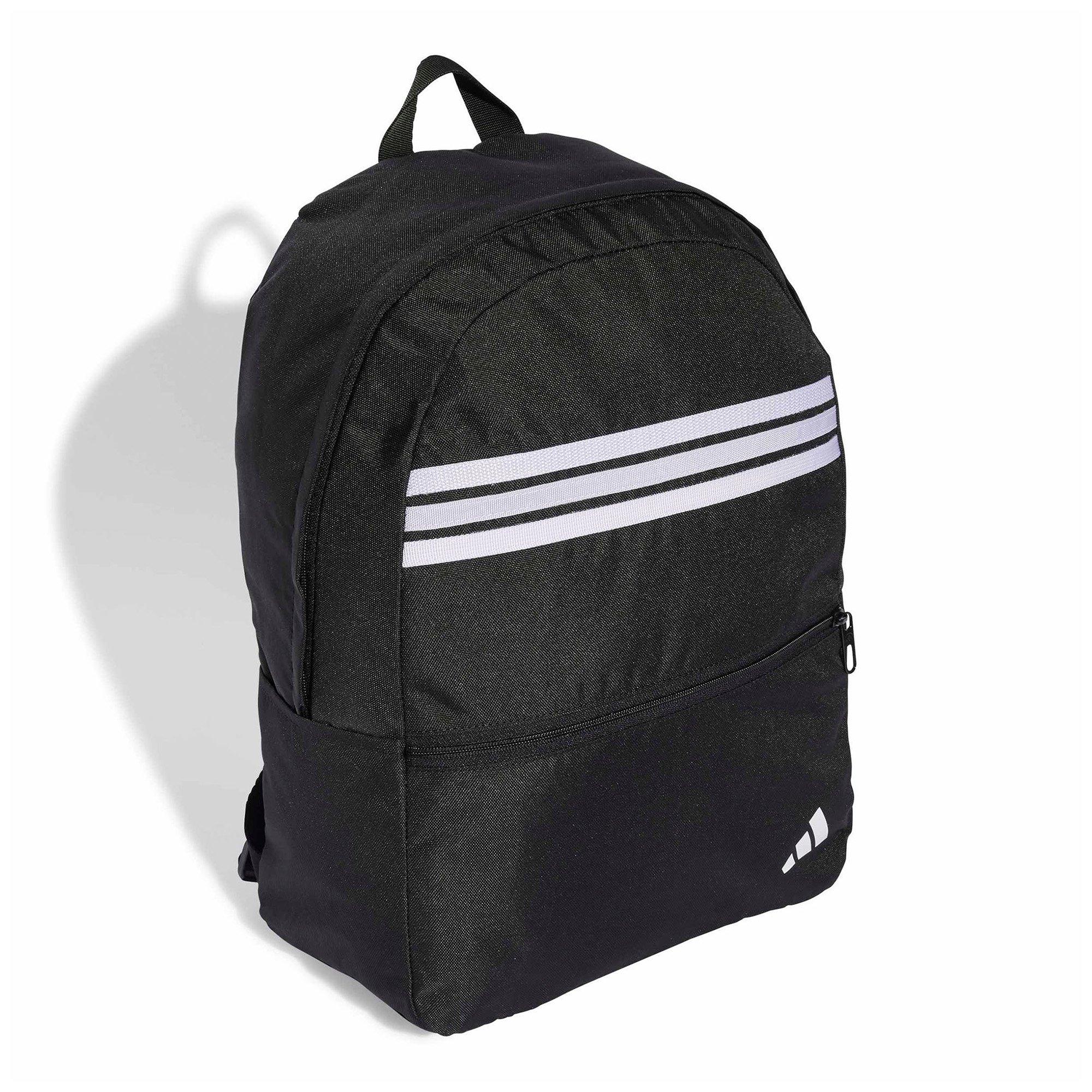 Black/White - adidas - Classic Back-to-School Stripes Backpack - 3
