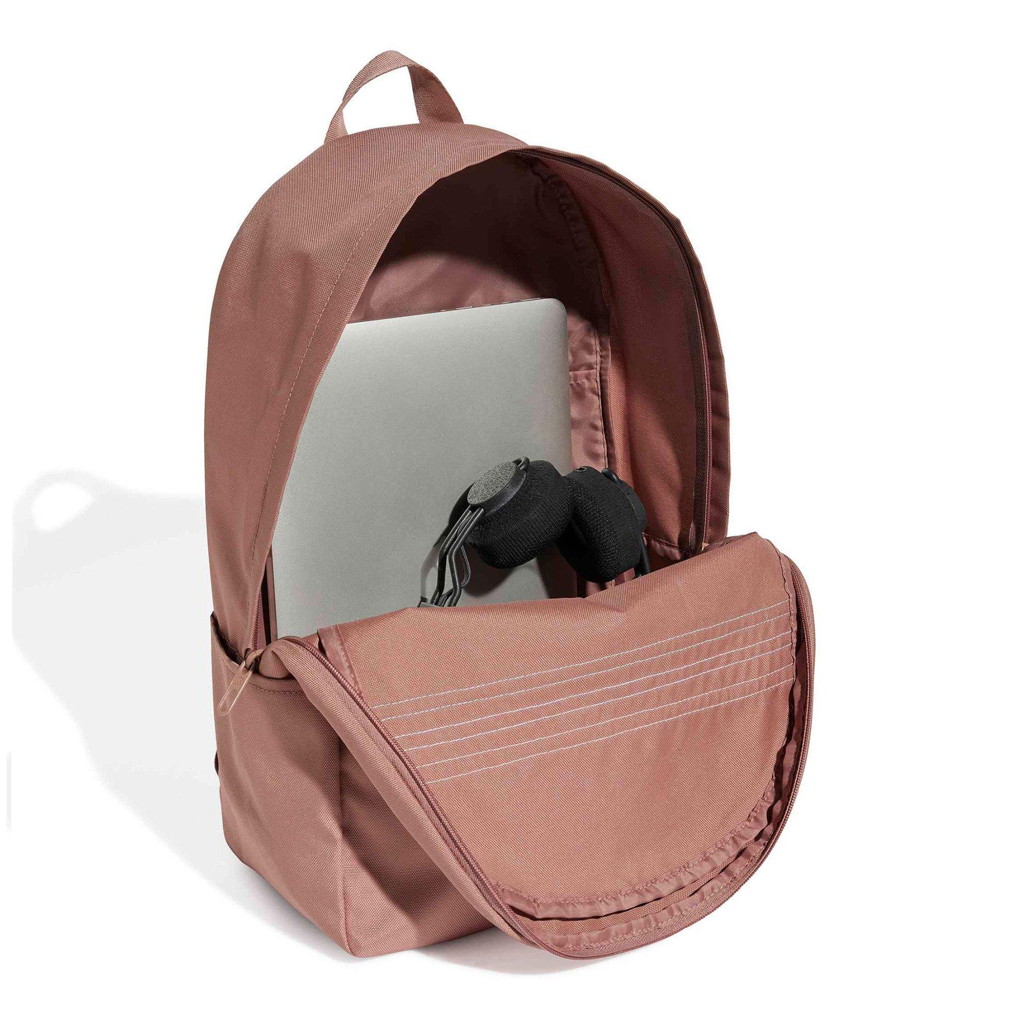 Warm Clay/White - adidas - Classic Back-to-School Stripes Backpack - 4