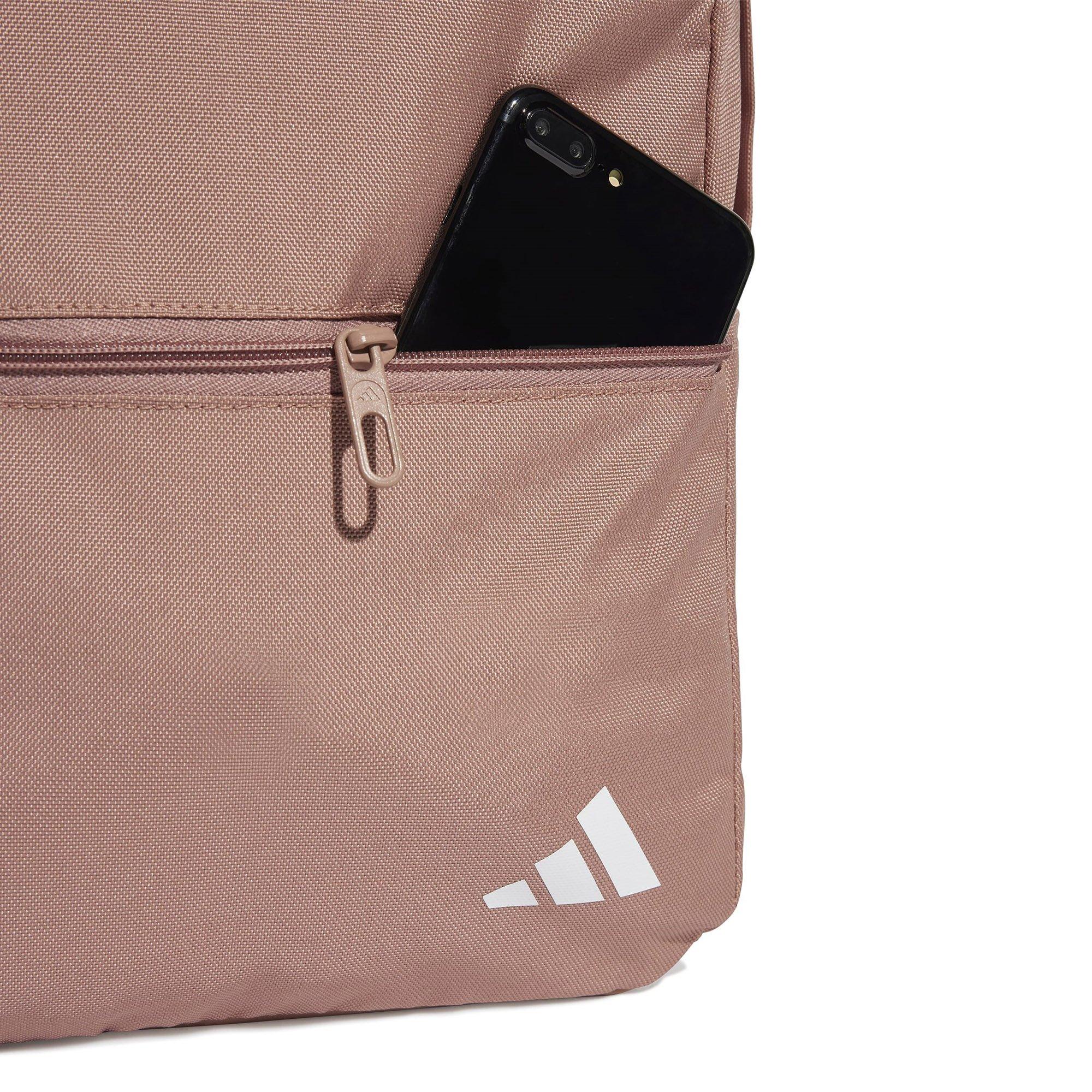 Warm Clay/White - adidas - Classic Back-to-School Stripes Backpack - 5