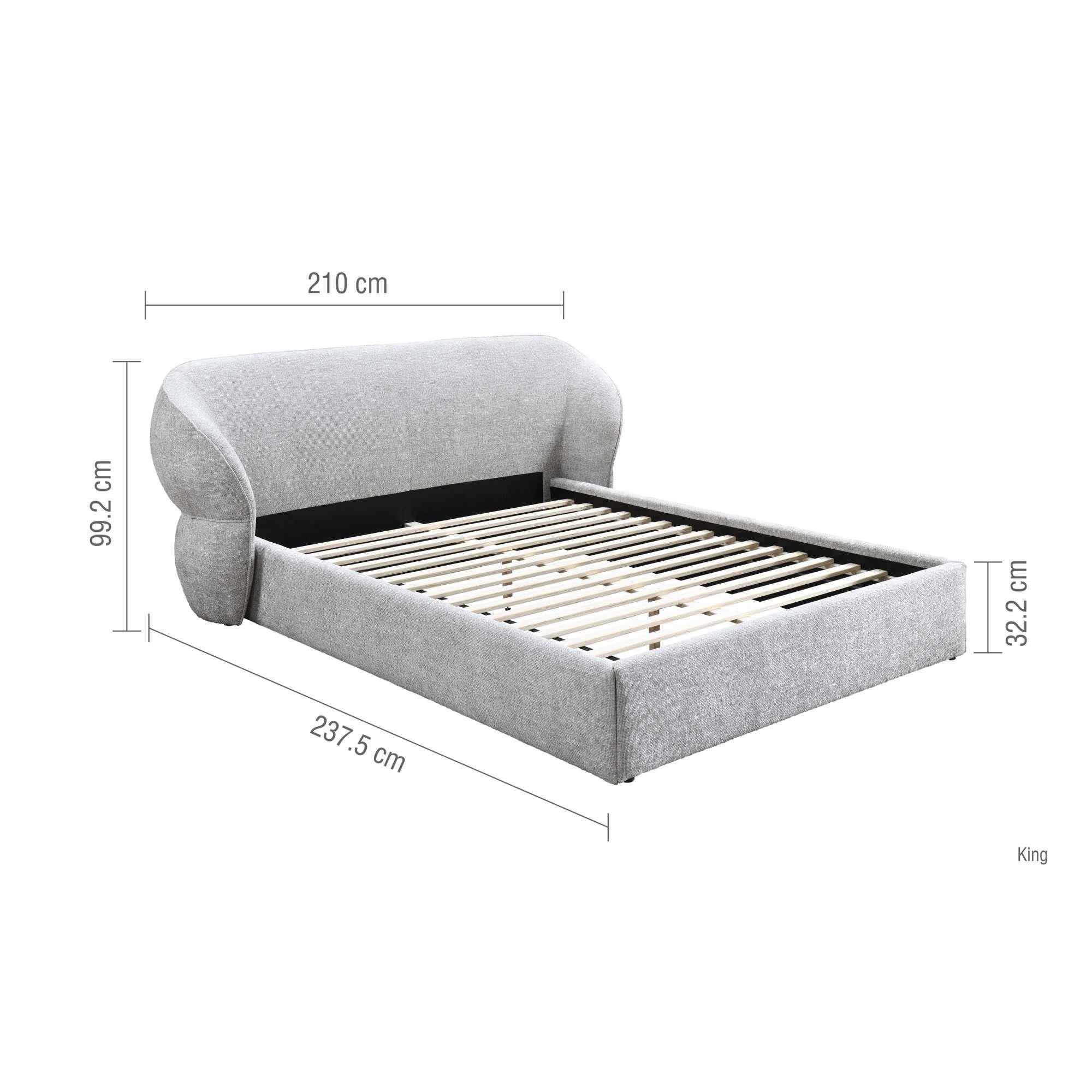 Grey - Birlea - Milan Bed - 10