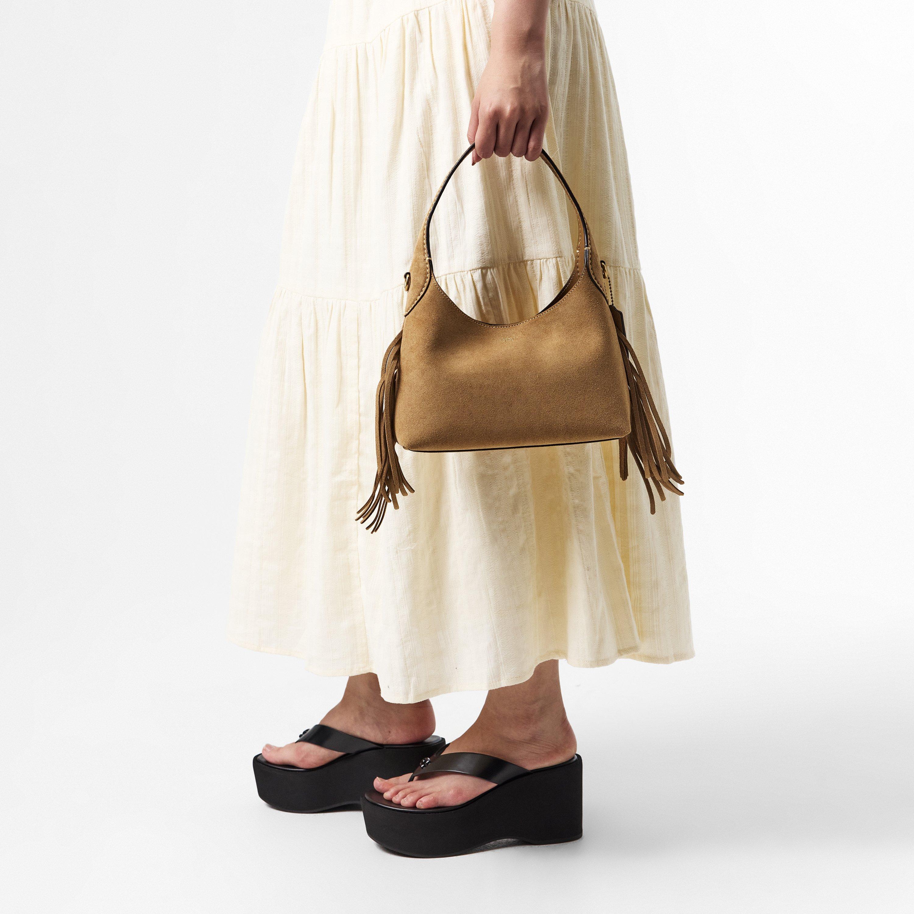 Coach◆Brooklyn Shoulder Bag 23 With Fringe COACH® | Brooklyn Shoulder Bag 23 With Fringe