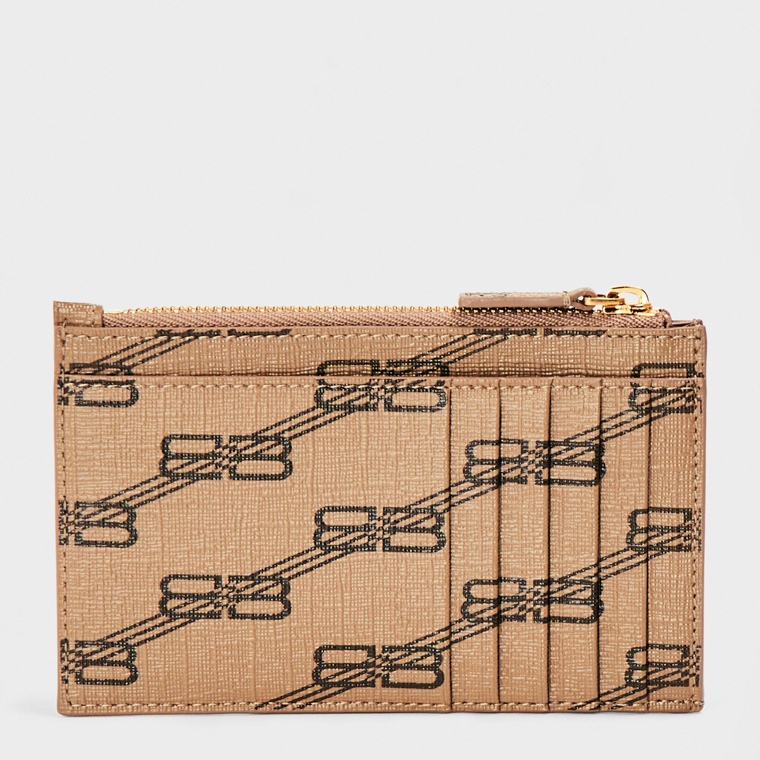 Beige/Brown - Balenciaga - Men's Card Holder - 2