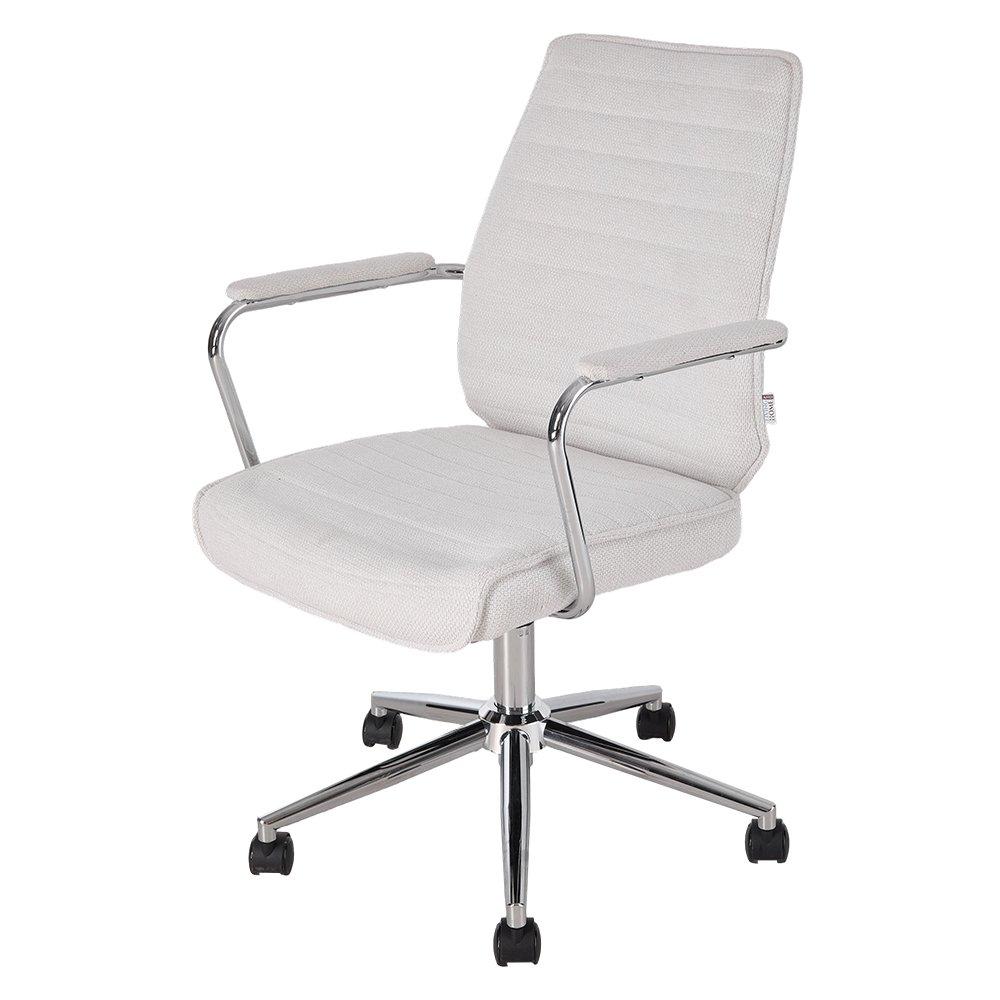 White - Kabinet UK - Swivel Height-Adjustable Office Chair - 1