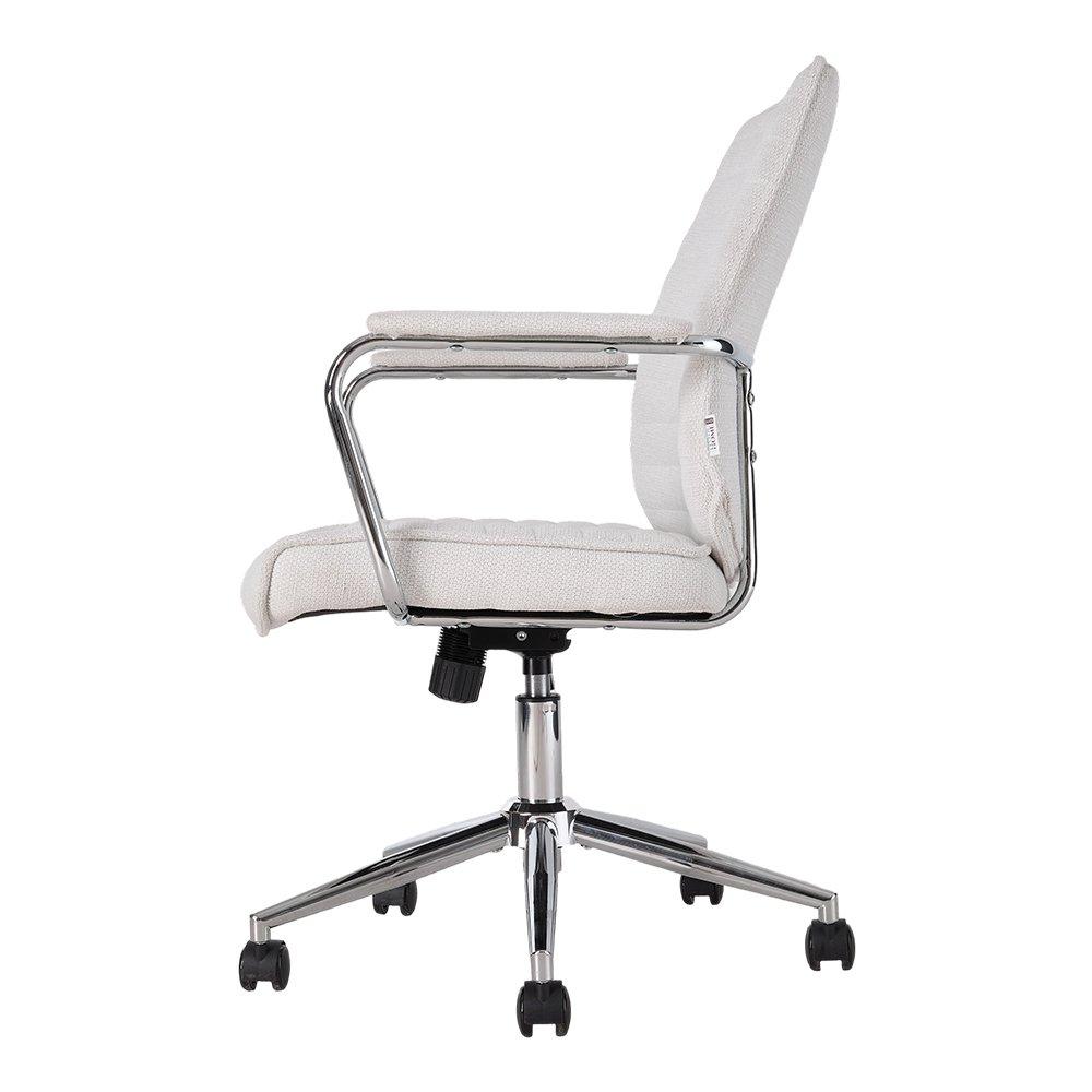 White - Kabinet UK - Swivel Height-Adjustable Office Chair - 3