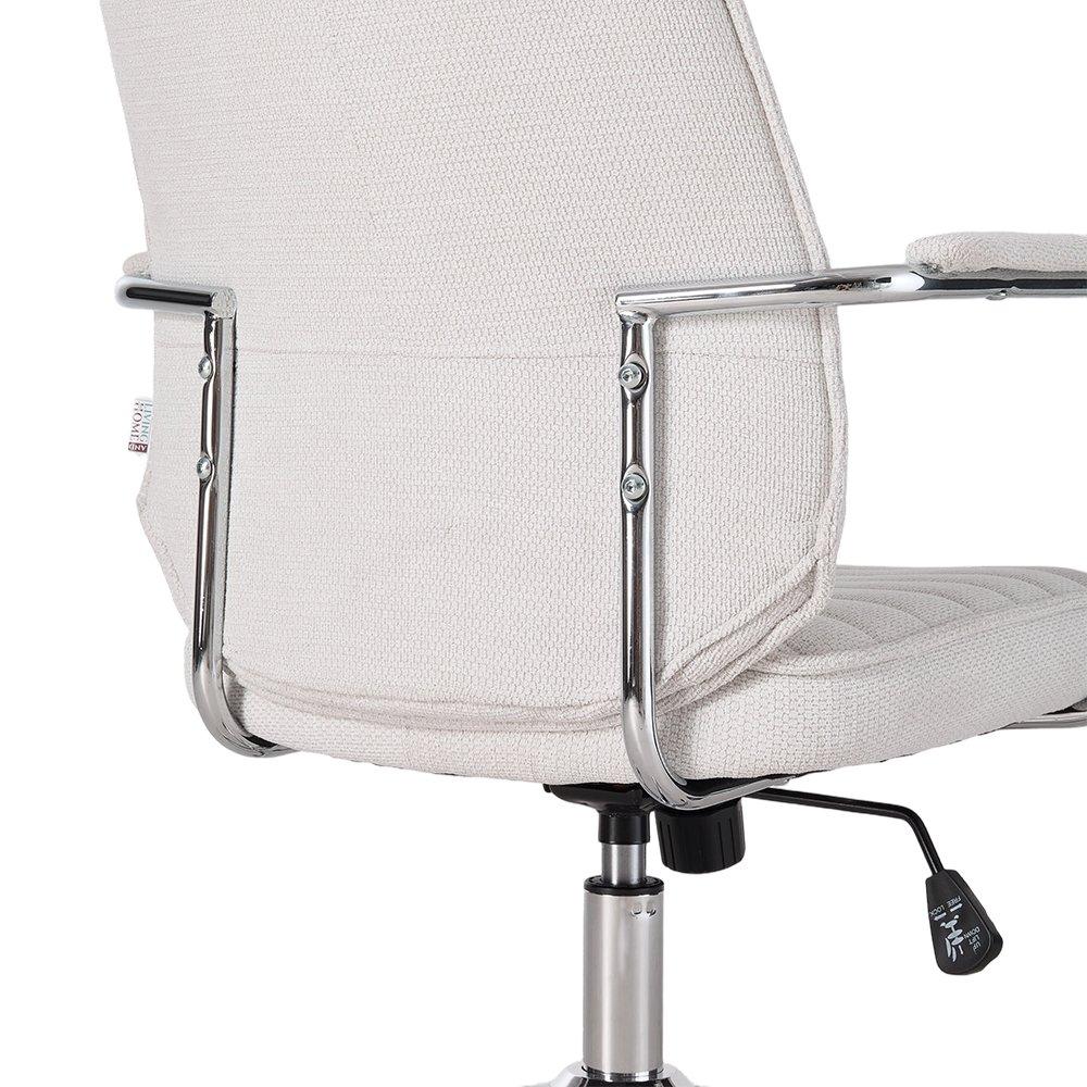 White - Kabinet UK - Swivel Height-Adjustable Office Chair - 6