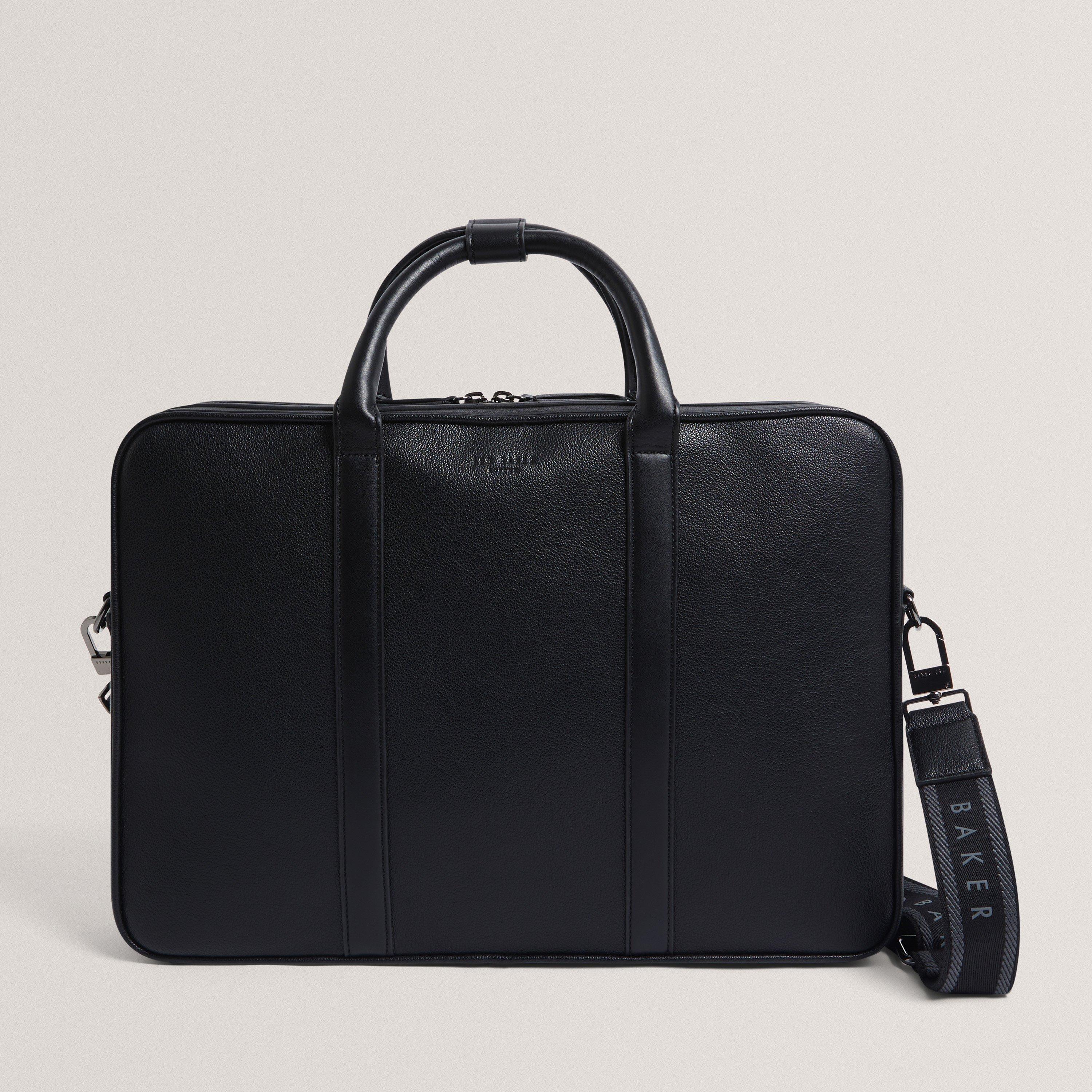 Black - Ted Baker - Ted Web Document Bag Sn62 - 1