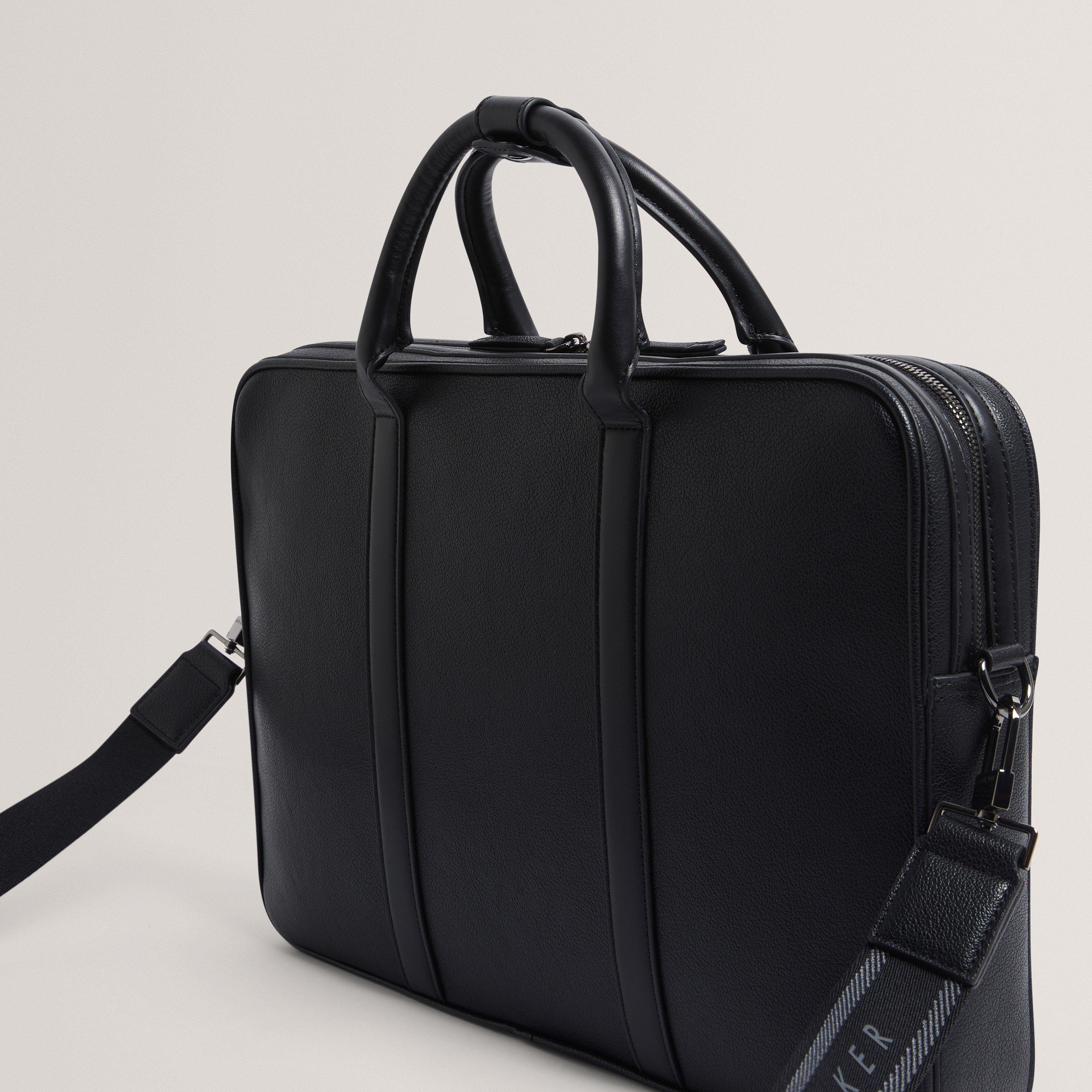 Black - Ted Baker - Ted Web Document Bag Sn62 - 2