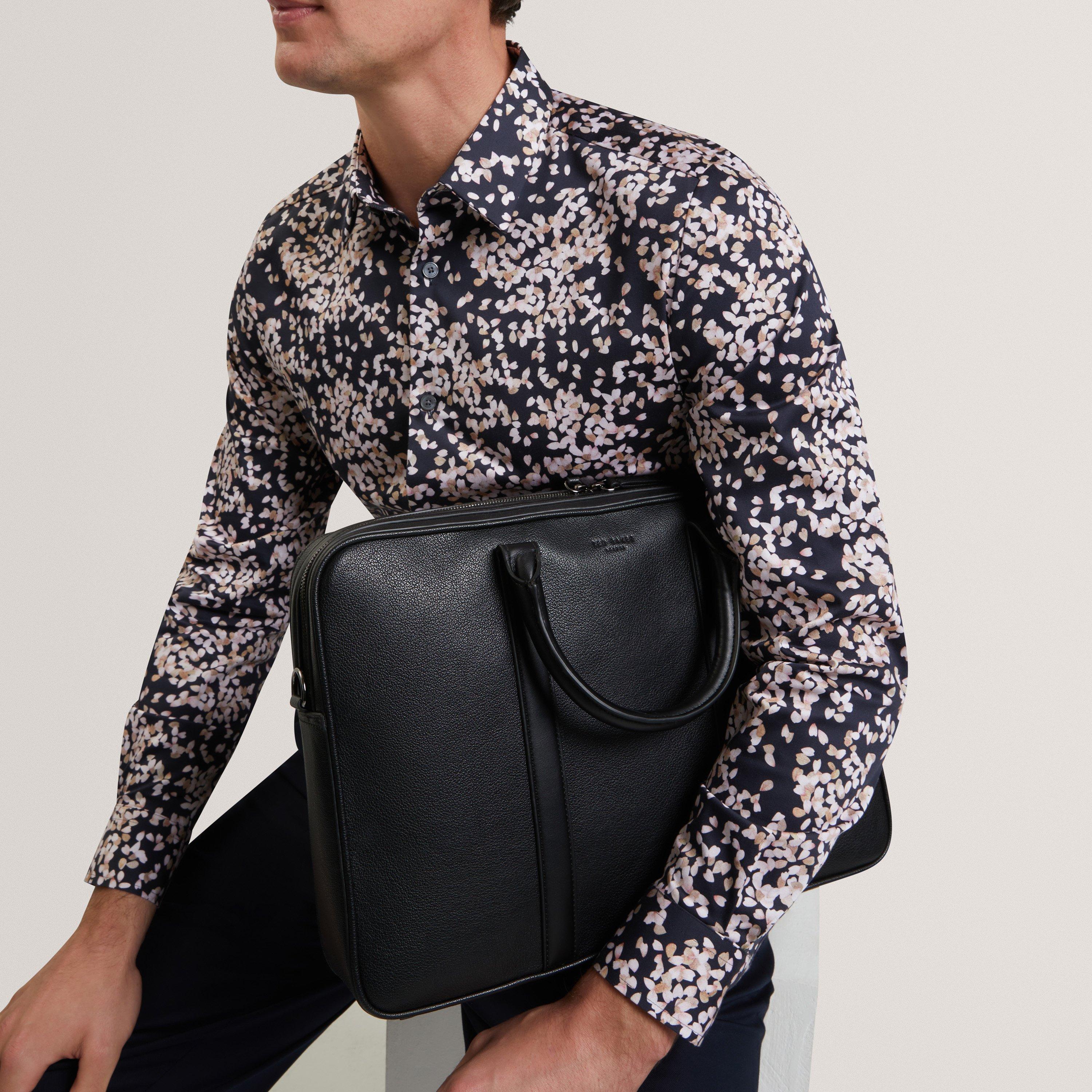 Black - Ted Baker - Ted Web Document Bag Sn62 - 3