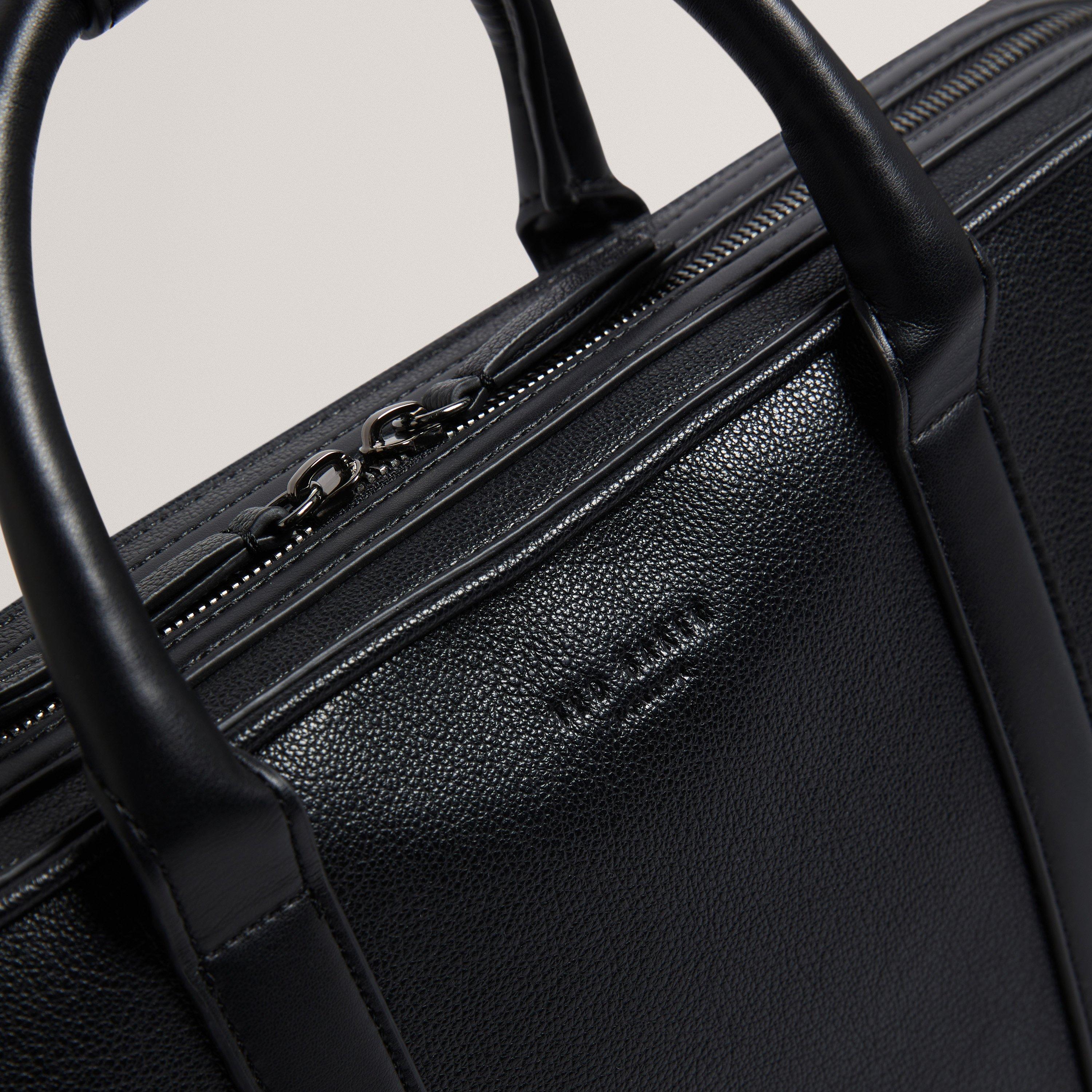 Black - Ted Baker - Ted Web Document Bag Sn62 - 4