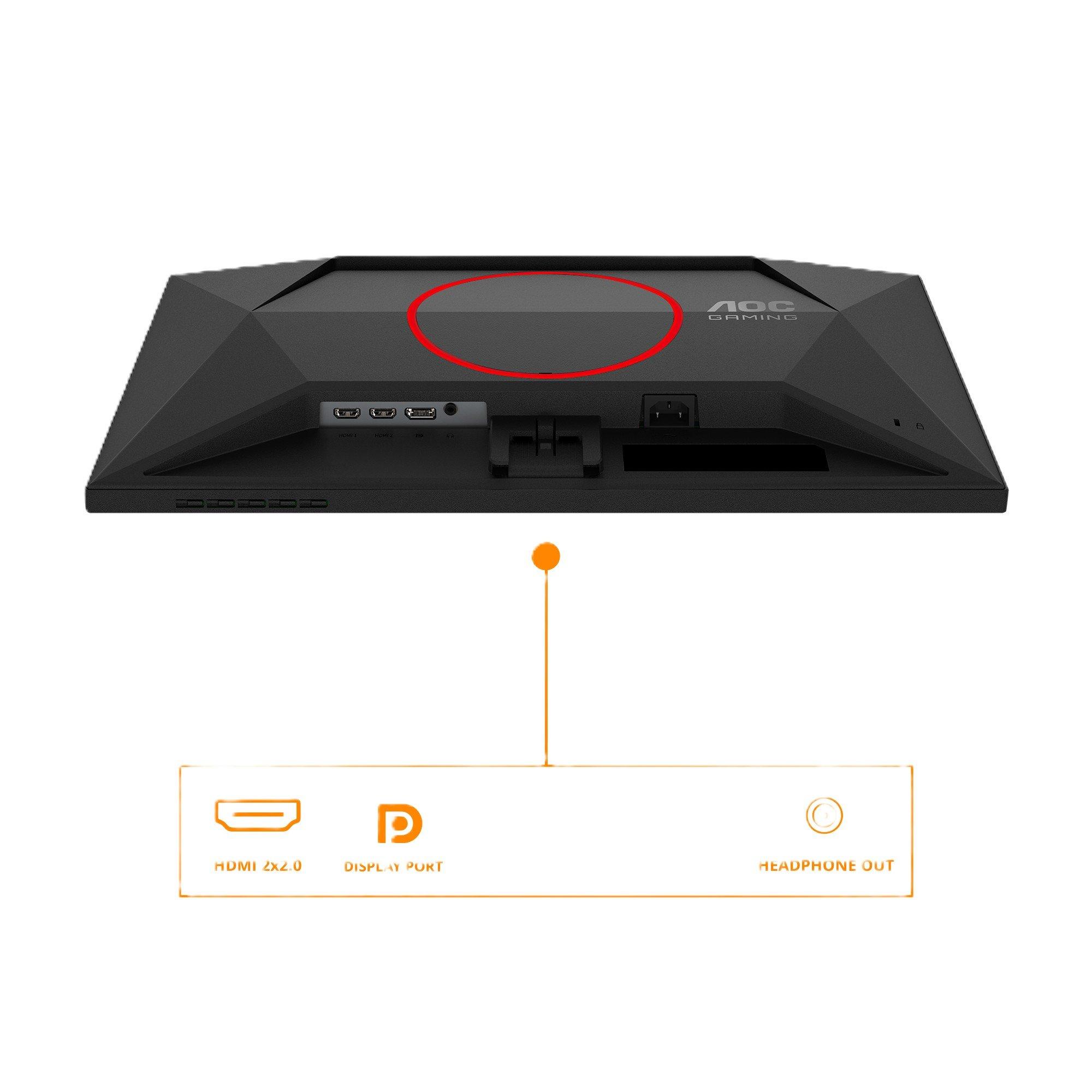 Black - AOC - AOC 24G4ZRE 23.8 Inch Fast IPS 240Hz (260Hz OC) 2 HDMI 1 DP Gaming Monitor - 3