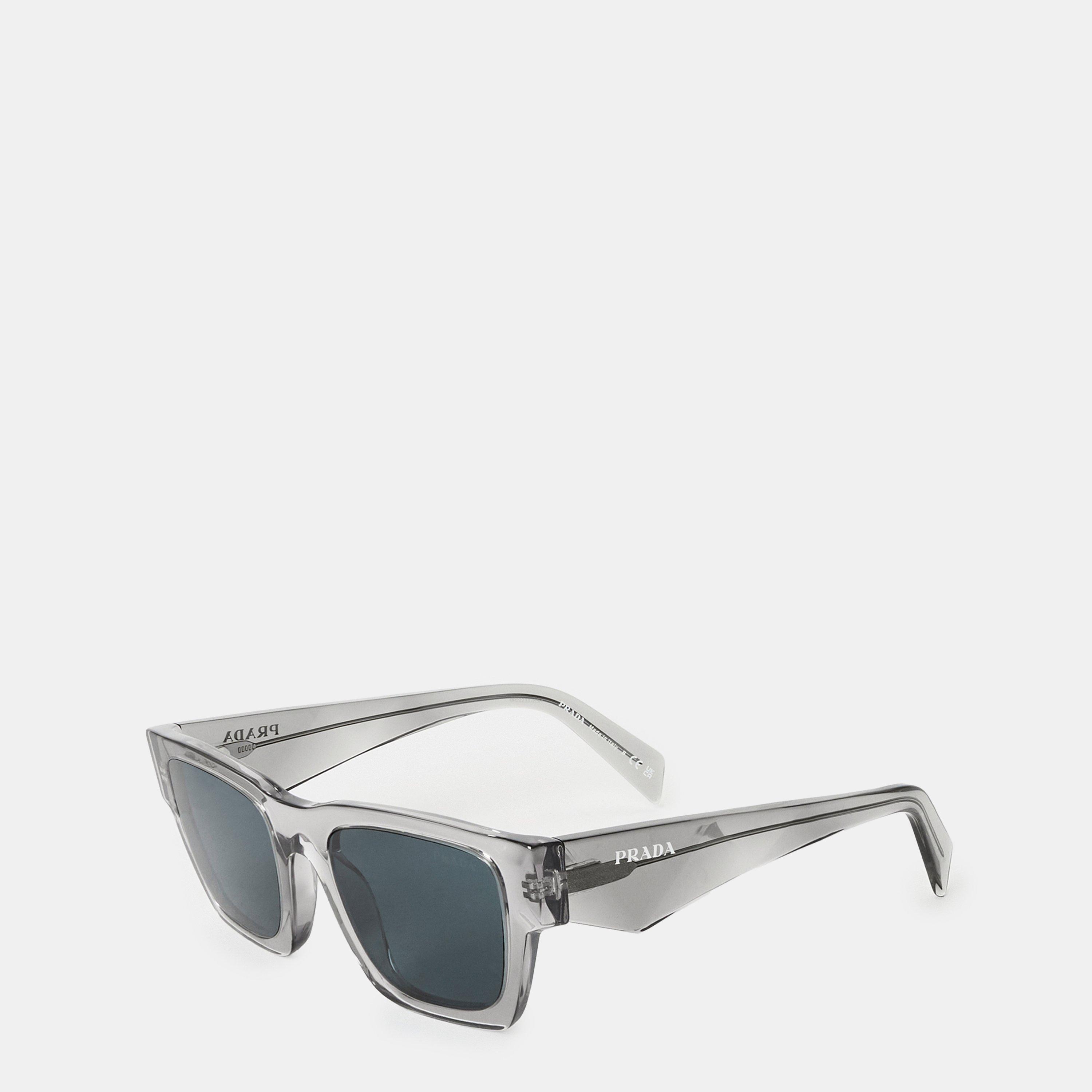 Prada Men's Grey Man Pr A06s 16Z70b Sunglasses Acetate Pillow Normal - Image 4