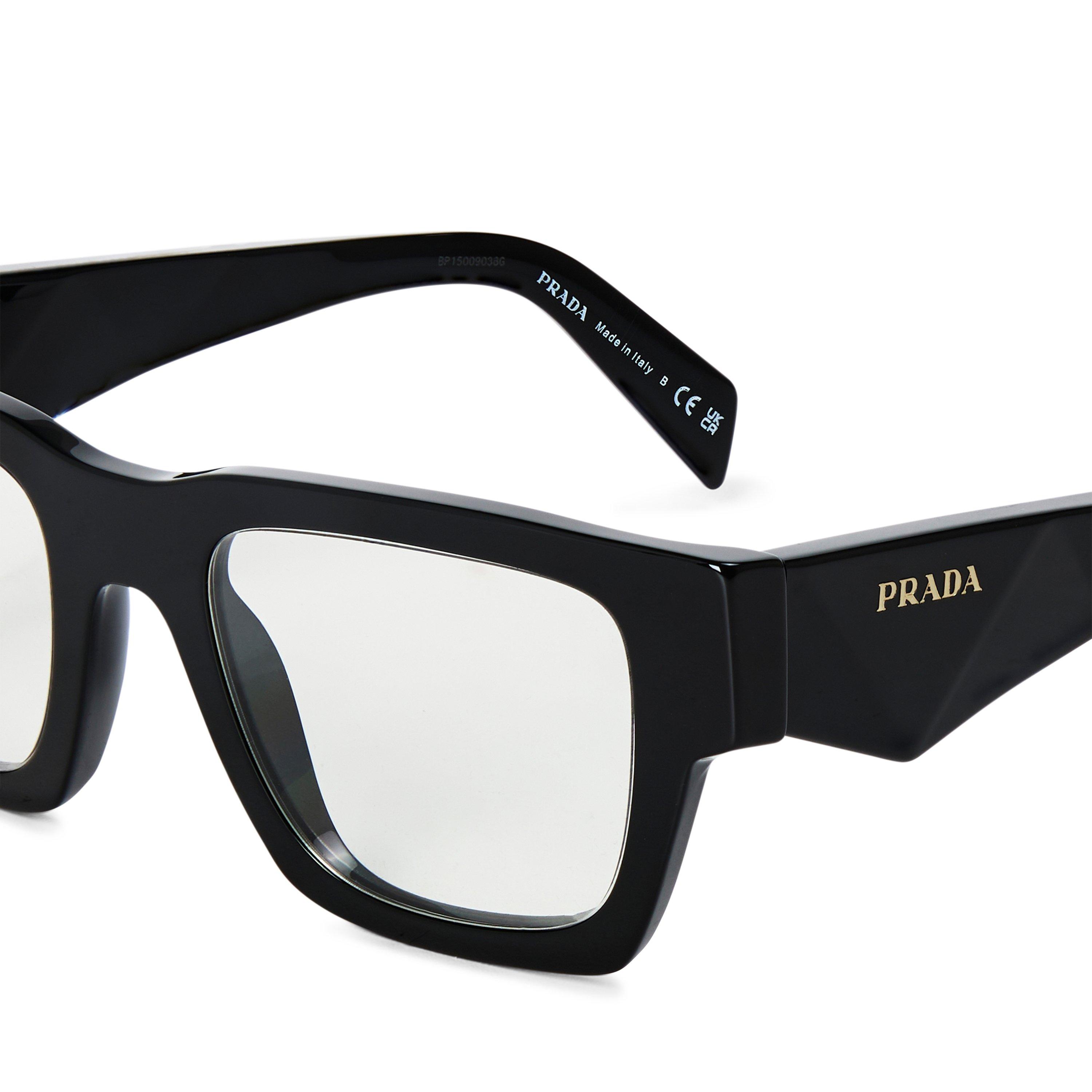 Clear/Black - Prada - Symbole Sunglasses - 3