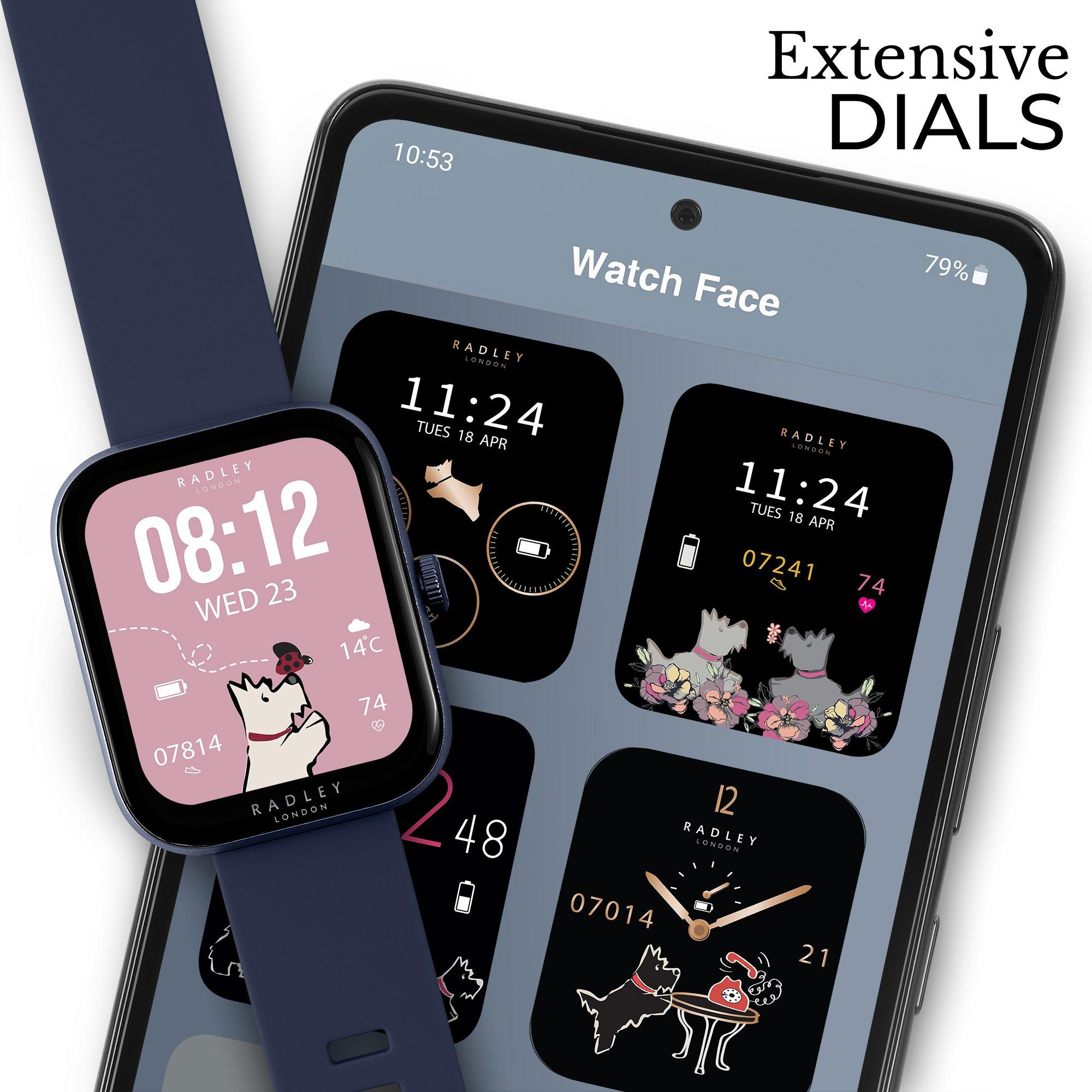 Navy - Radley - Series 32 Navy Smart Watch - 2