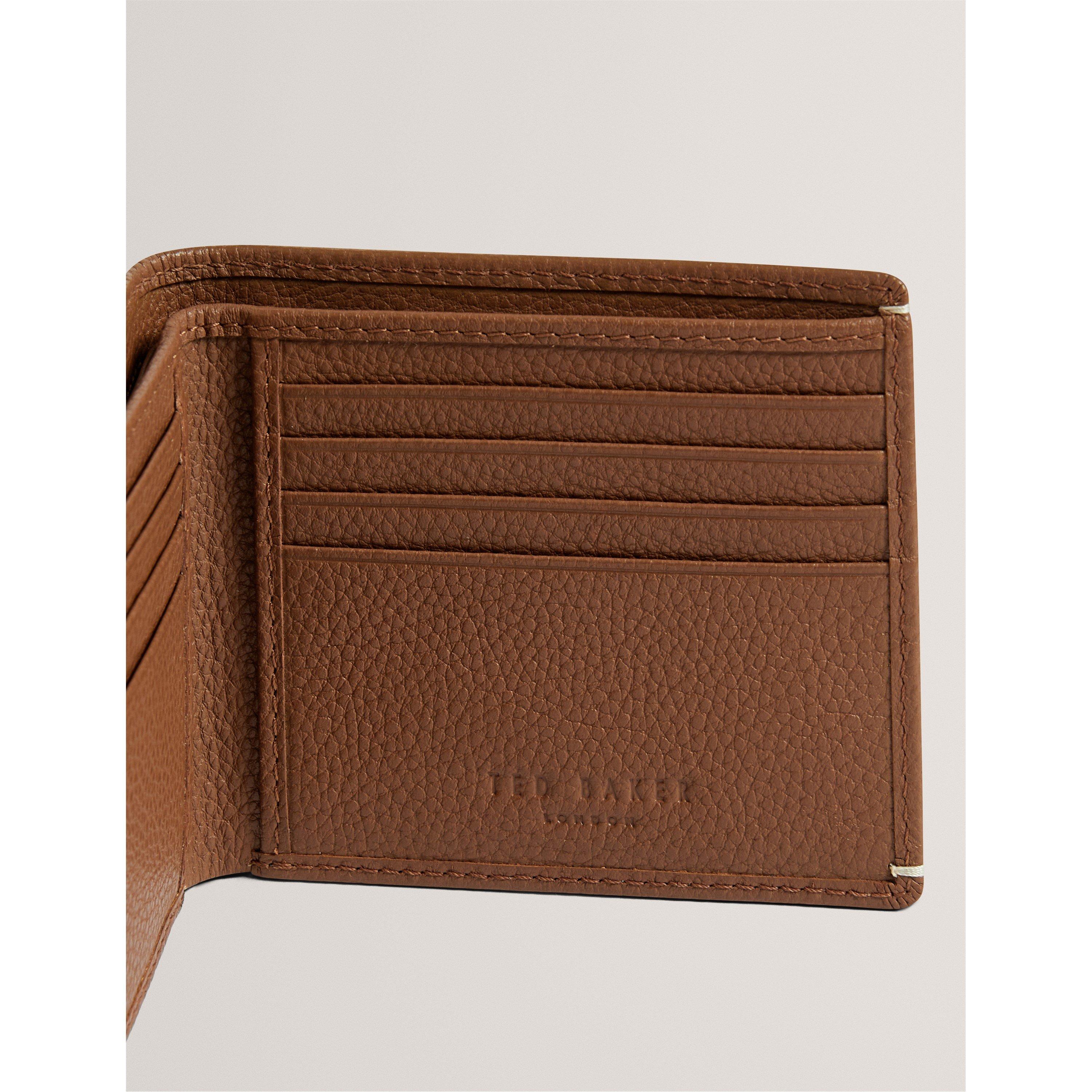Tan - Ted Baker - Ted PebbleLthr Wallt Sn62 - 4