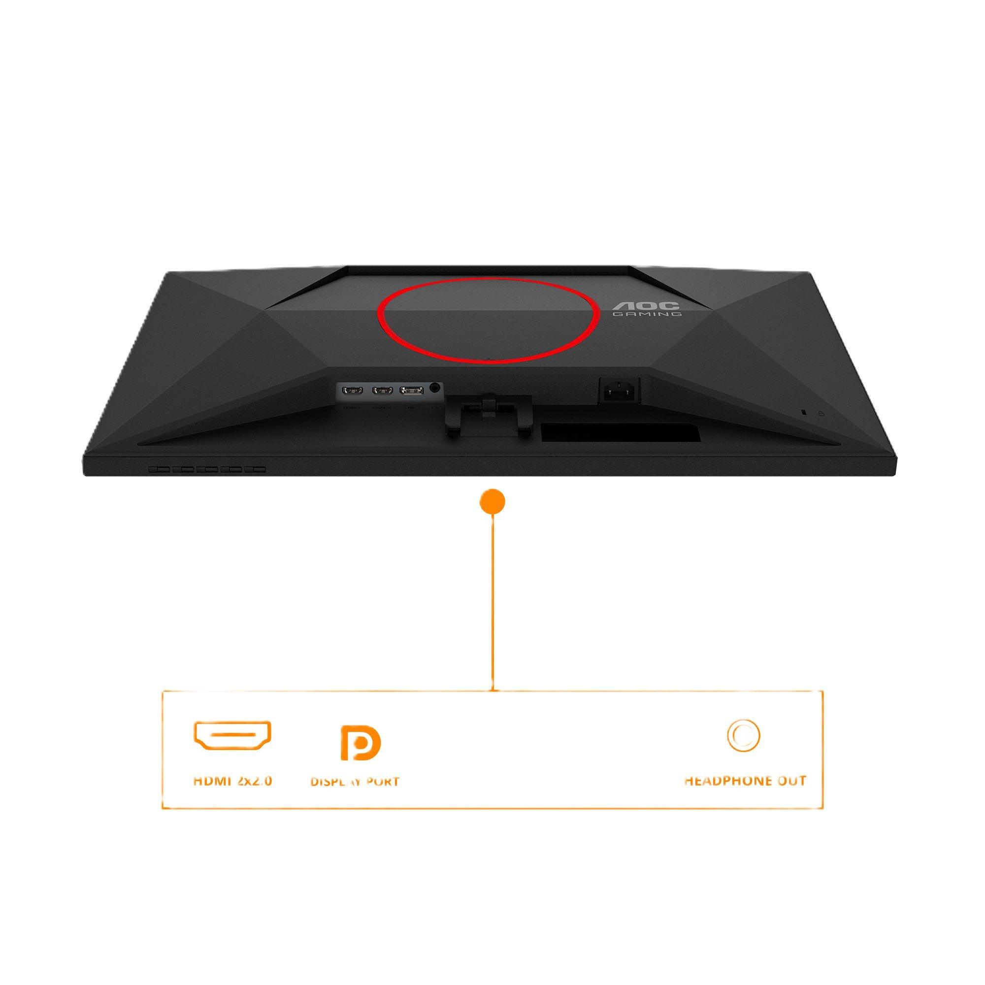 Black - AOC - AOC 27G4ZRE 27 Inch Fast IPS 240Hz (260Hz OC) 2 HDMI 1 DP Gaming Monitor - 3