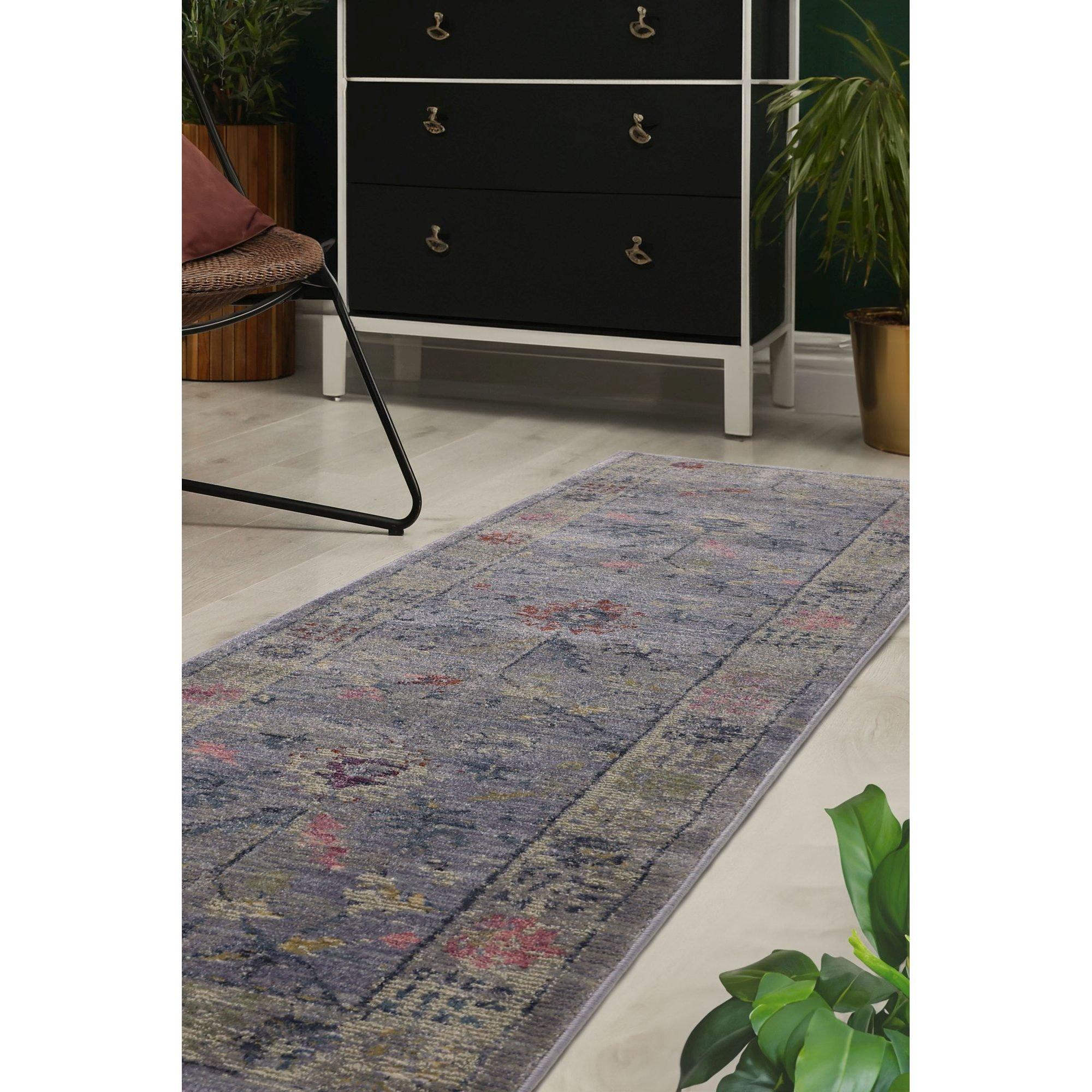 Homemaker  Astoria Traditional Runner Grey - 60x235cm