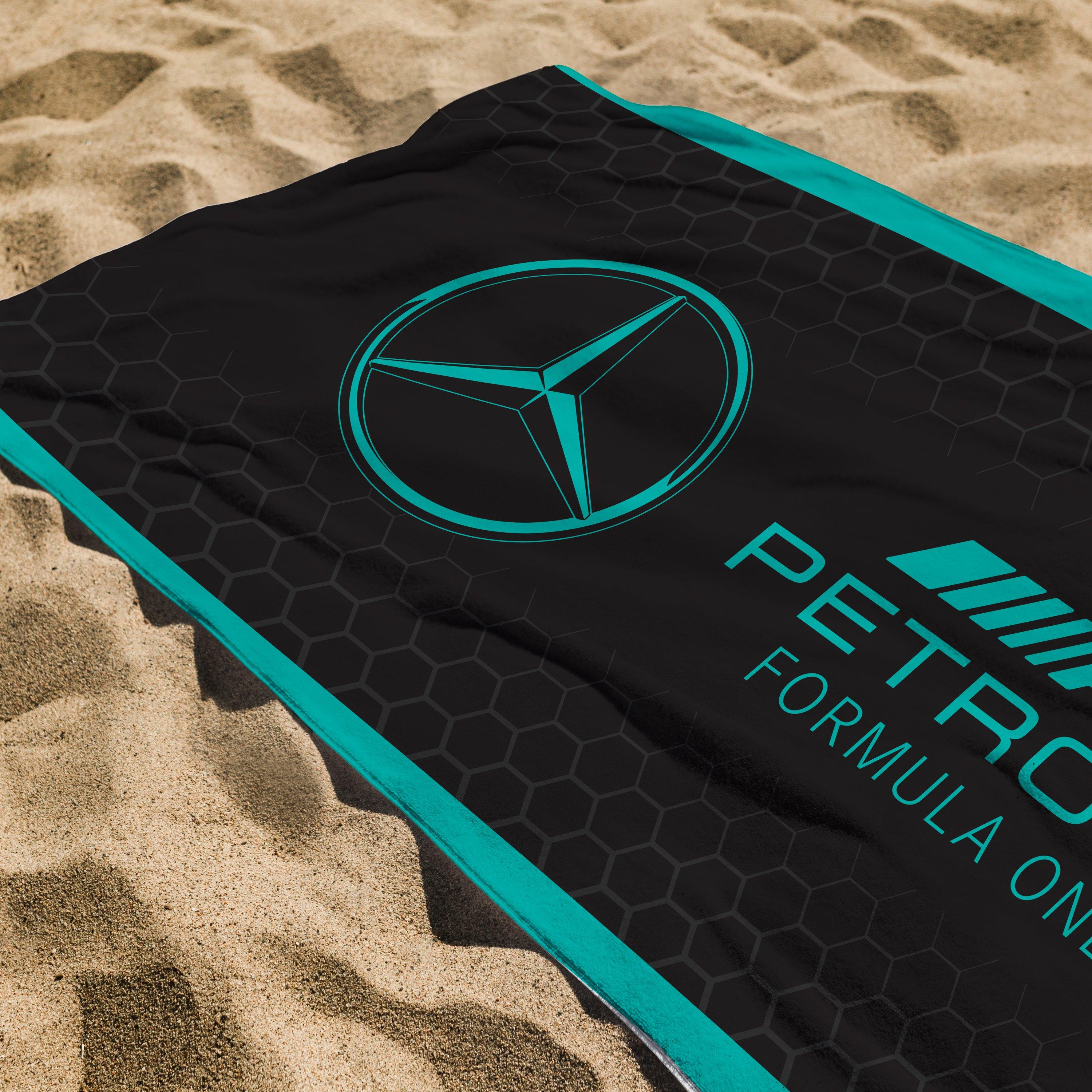 Multicolour - Mercedes - Mercedes Lines Cotton Towel - 1