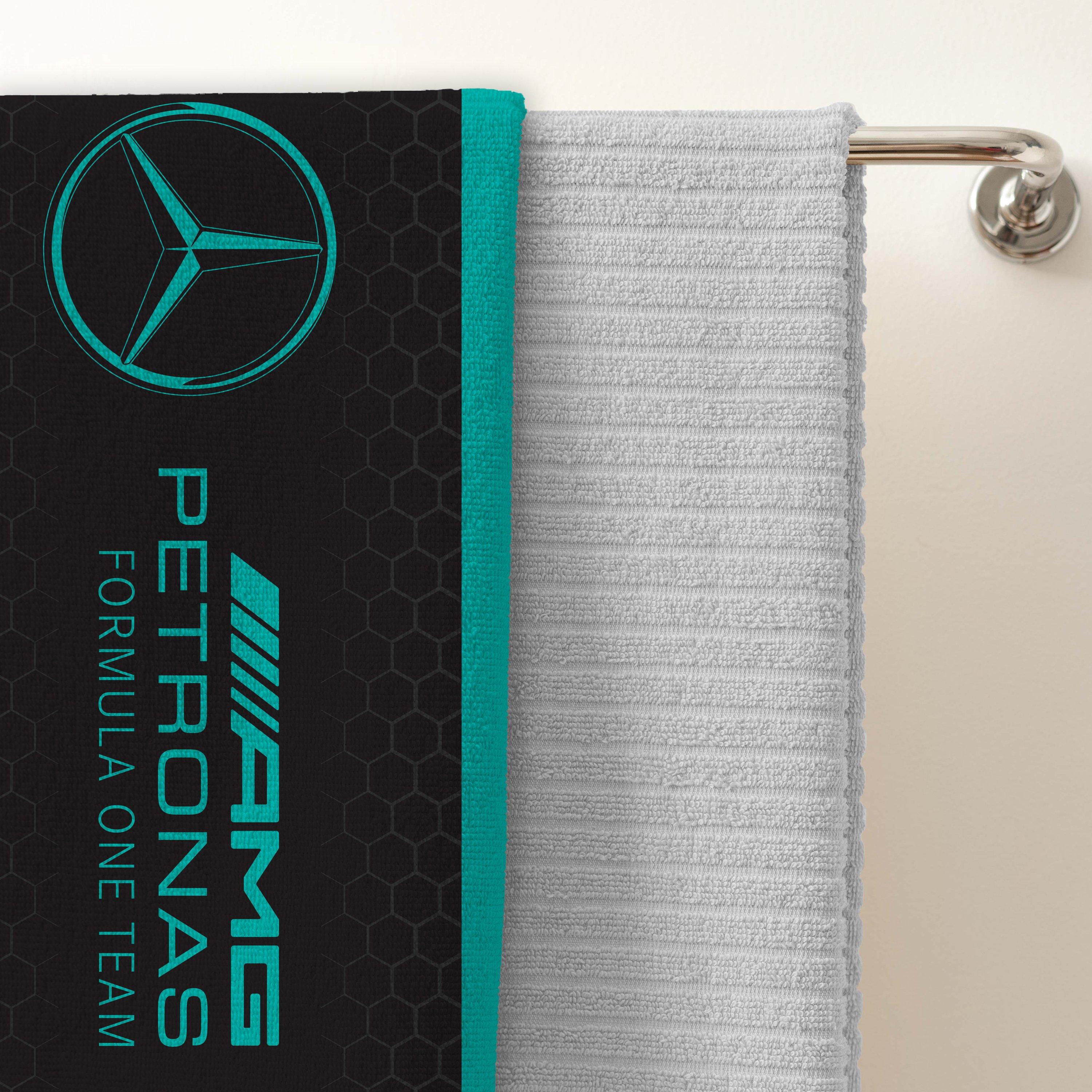Multicolour - Mercedes - Mercedes Lines Cotton Towel - 4