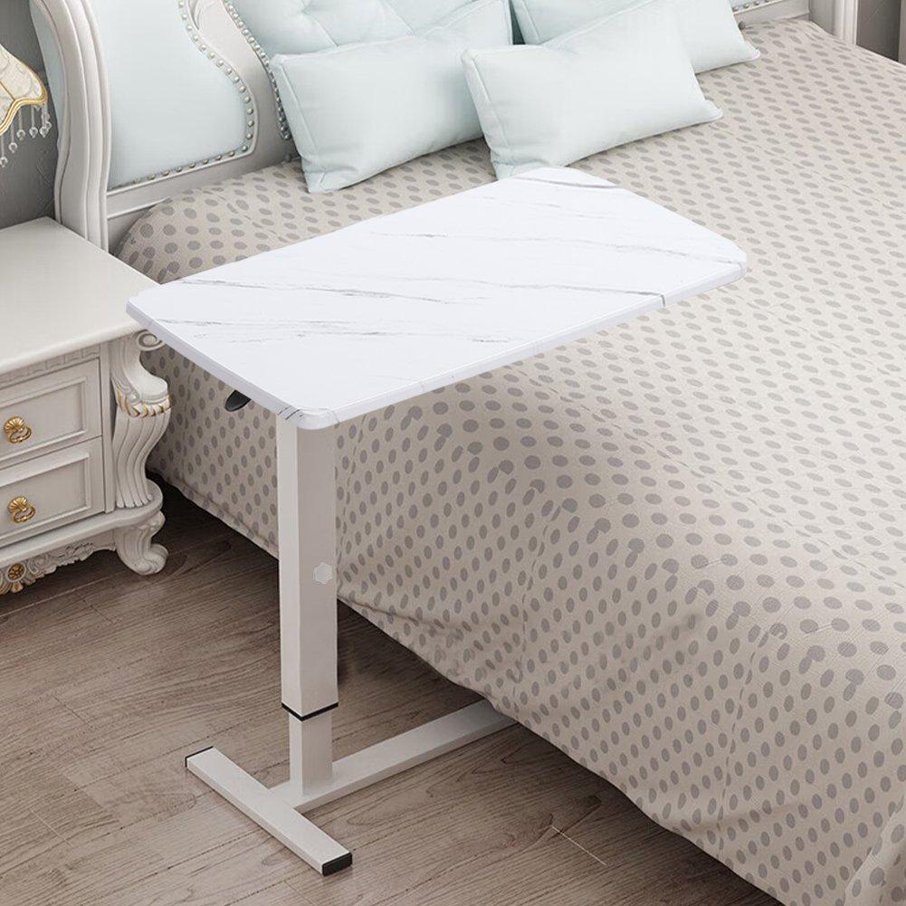 White - Kabinet UK - Height-Adjustable Overbed Desk with Wheels - 2