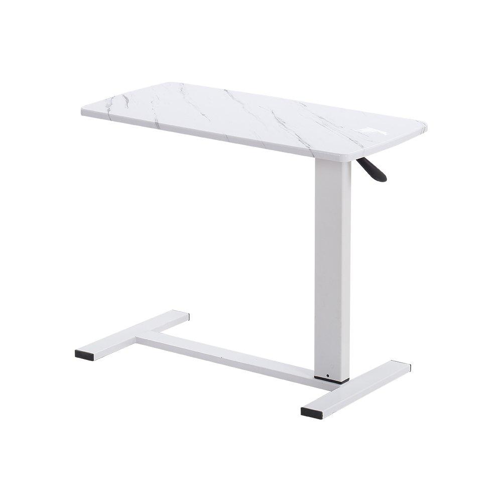 White - Kabinet UK - Height-Adjustable Overbed Desk with Wheels - 5