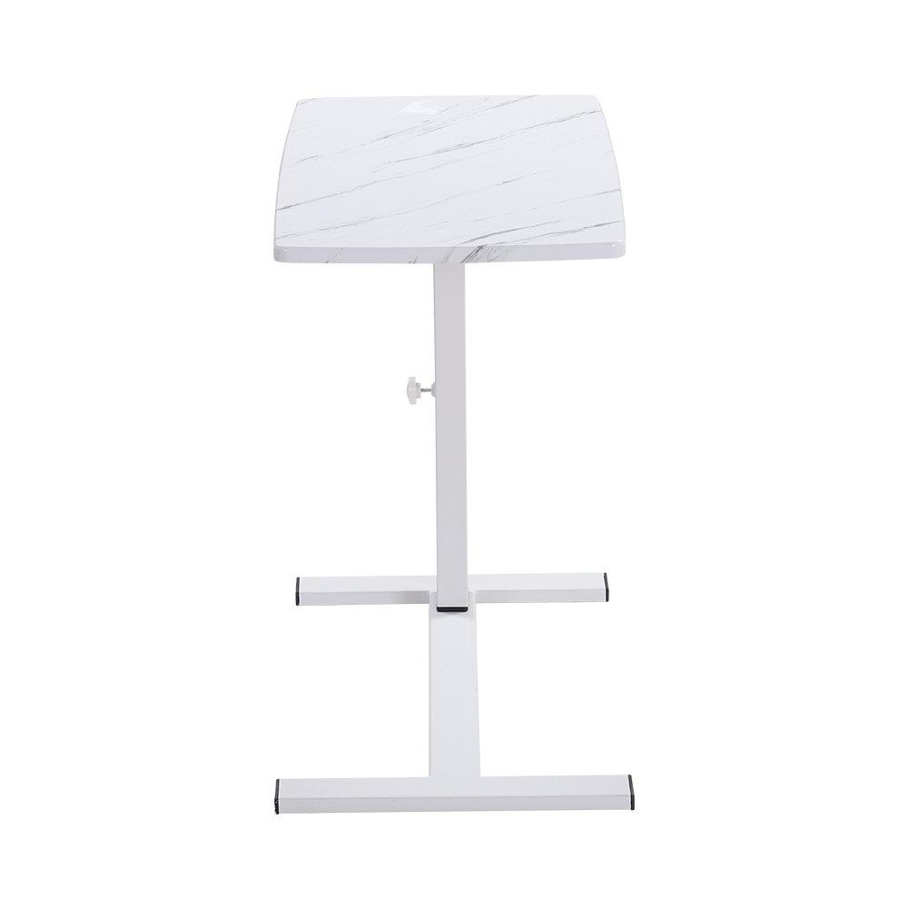 White - Kabinet UK - Height-Adjustable Overbed Desk with Wheels - 7