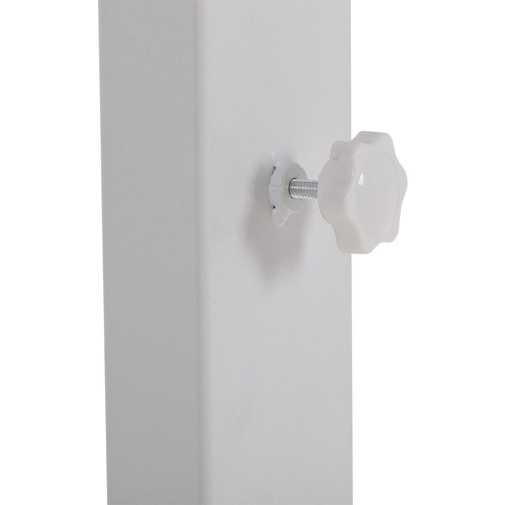 White - Kabinet UK - Height-Adjustable Overbed Desk with Wheels - 8