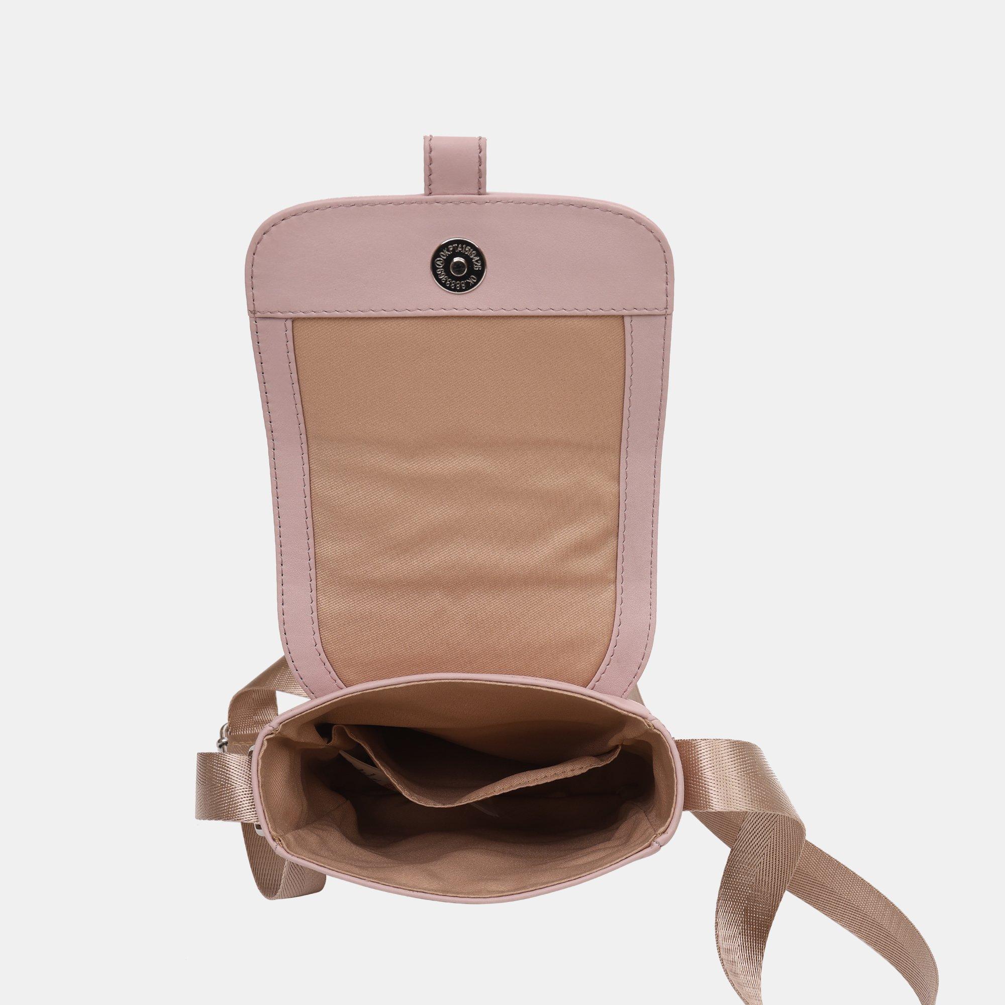 Blush - Firetrap - Women's Leather Satchel Crossbody Bag - 4