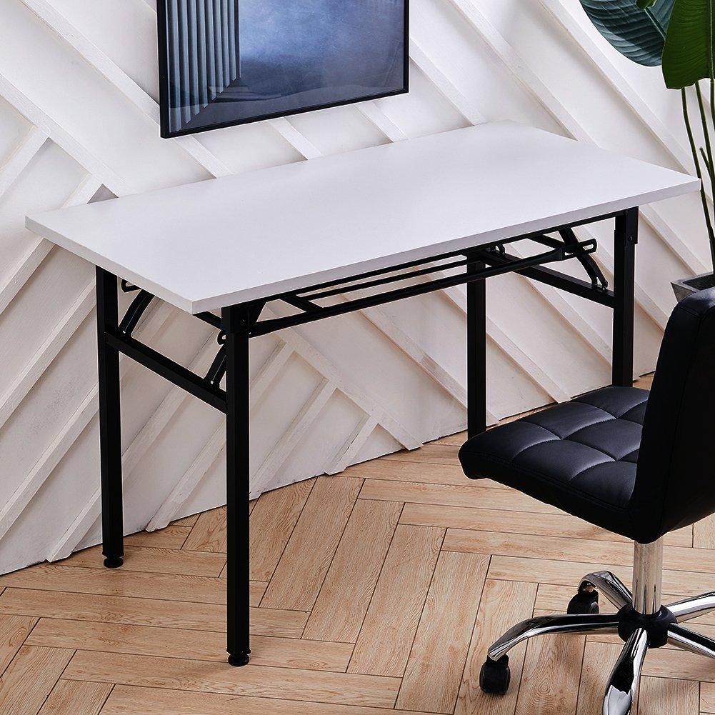 White - Kabinet UK - Modern Computer Desk for Home Office and Study - 1
