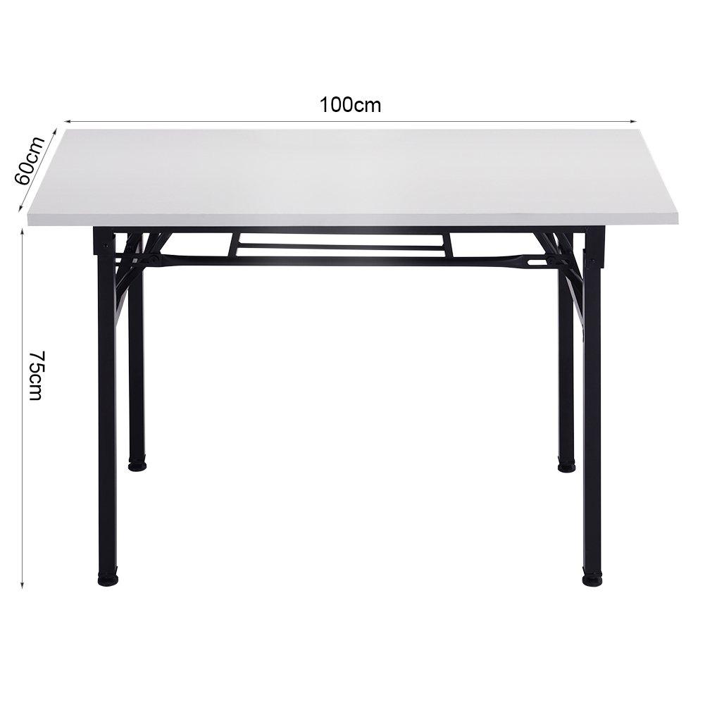 White - Kabinet UK - Modern Computer Desk for Home Office and Study - 9