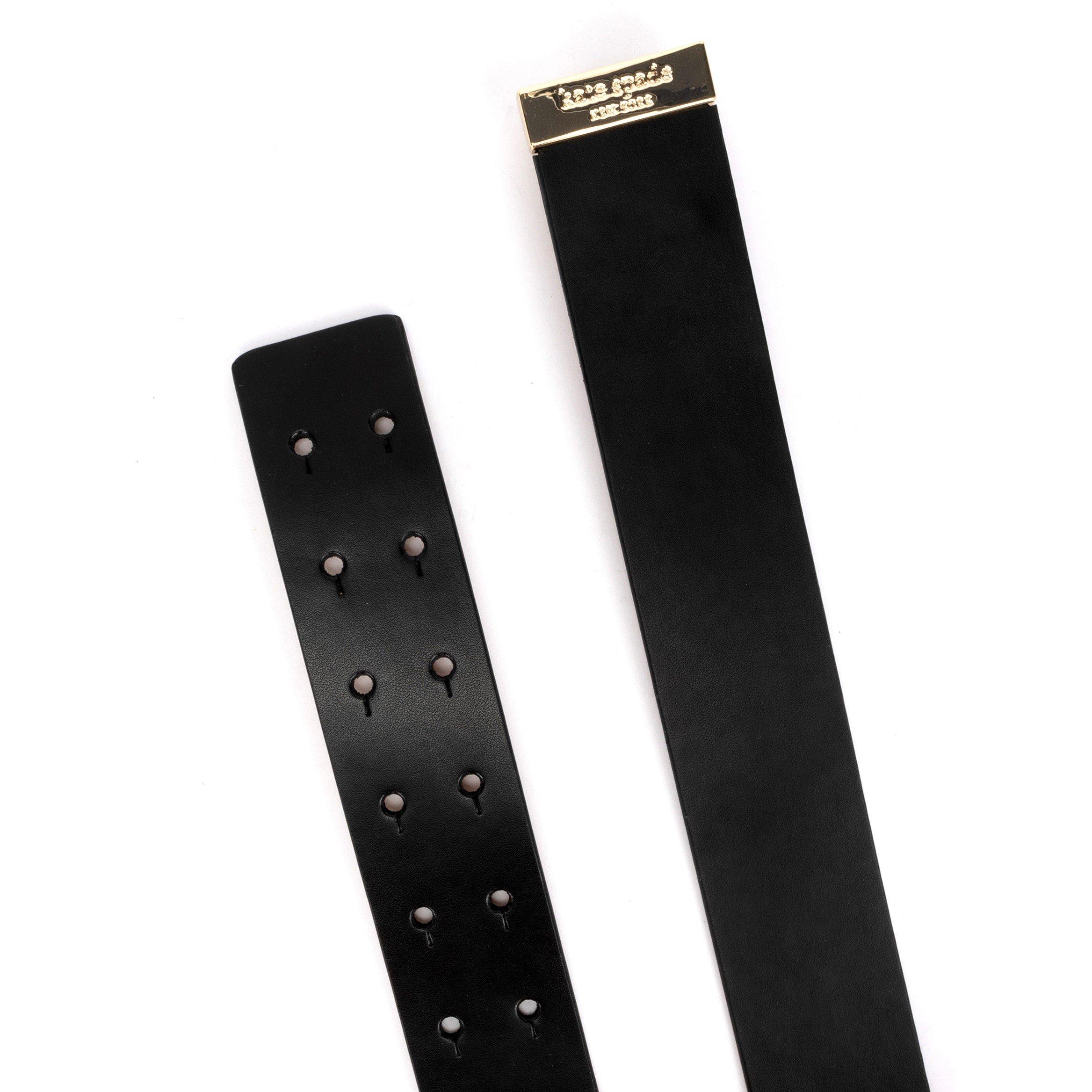 Black - Kate Spade - Women's Leather Belt - 3