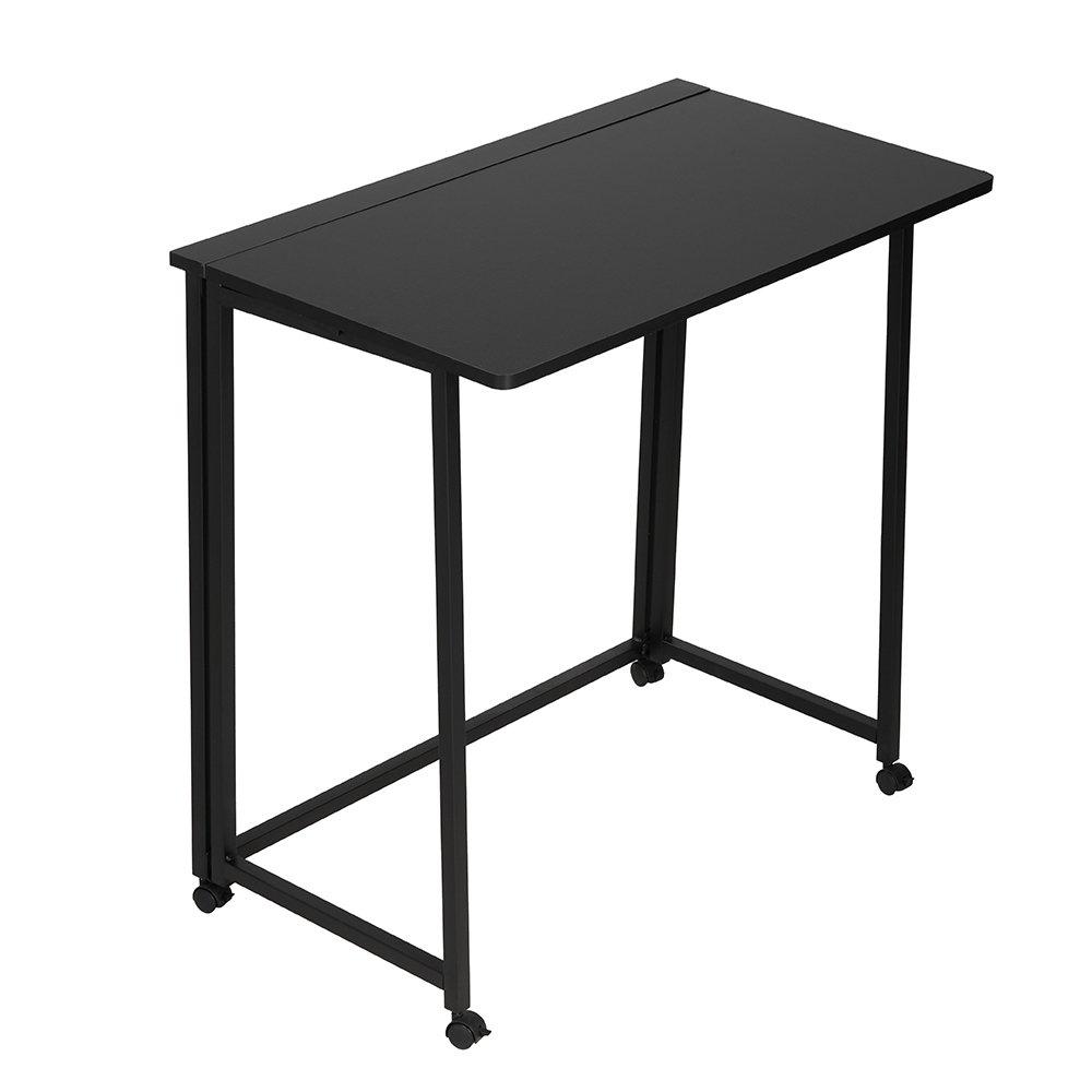 Black - Kabinet UK - Foldable Desk for Home Office and Study - 1