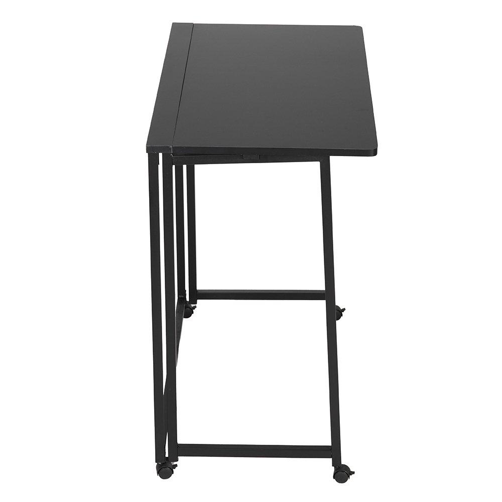 Black - Kabinet UK - Foldable Desk for Home Office and Study - 5