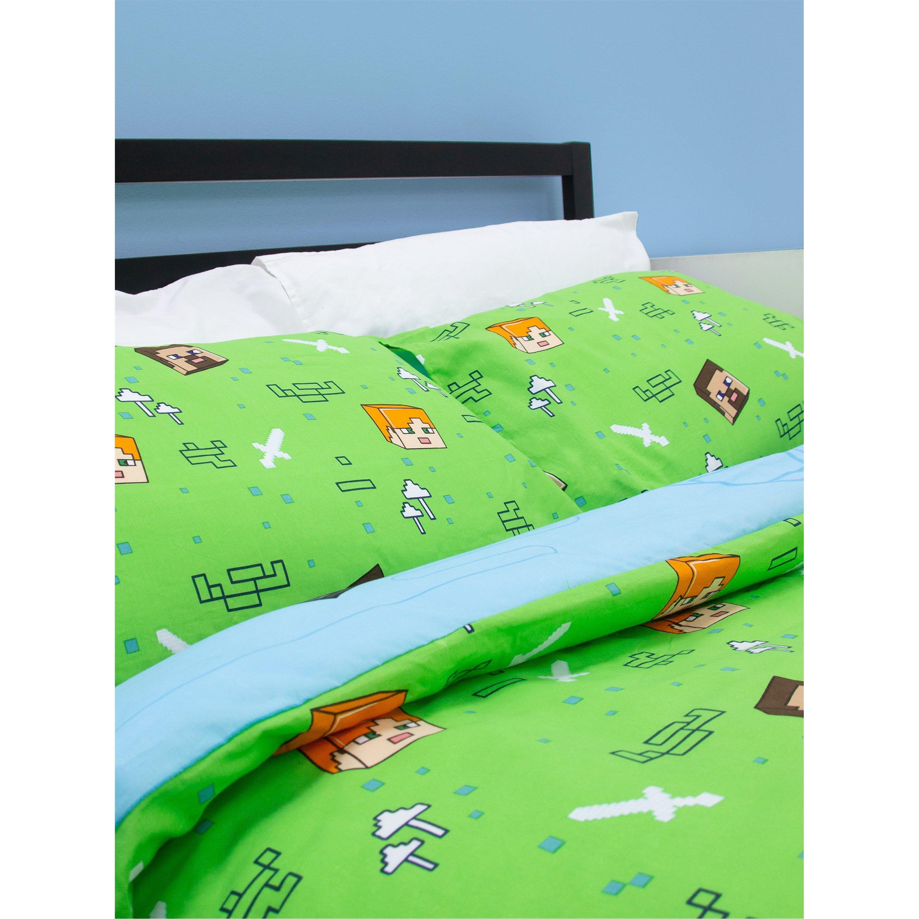 Multicolour - Minecraft - Minecraft Levels Double Panel Duvet - 4