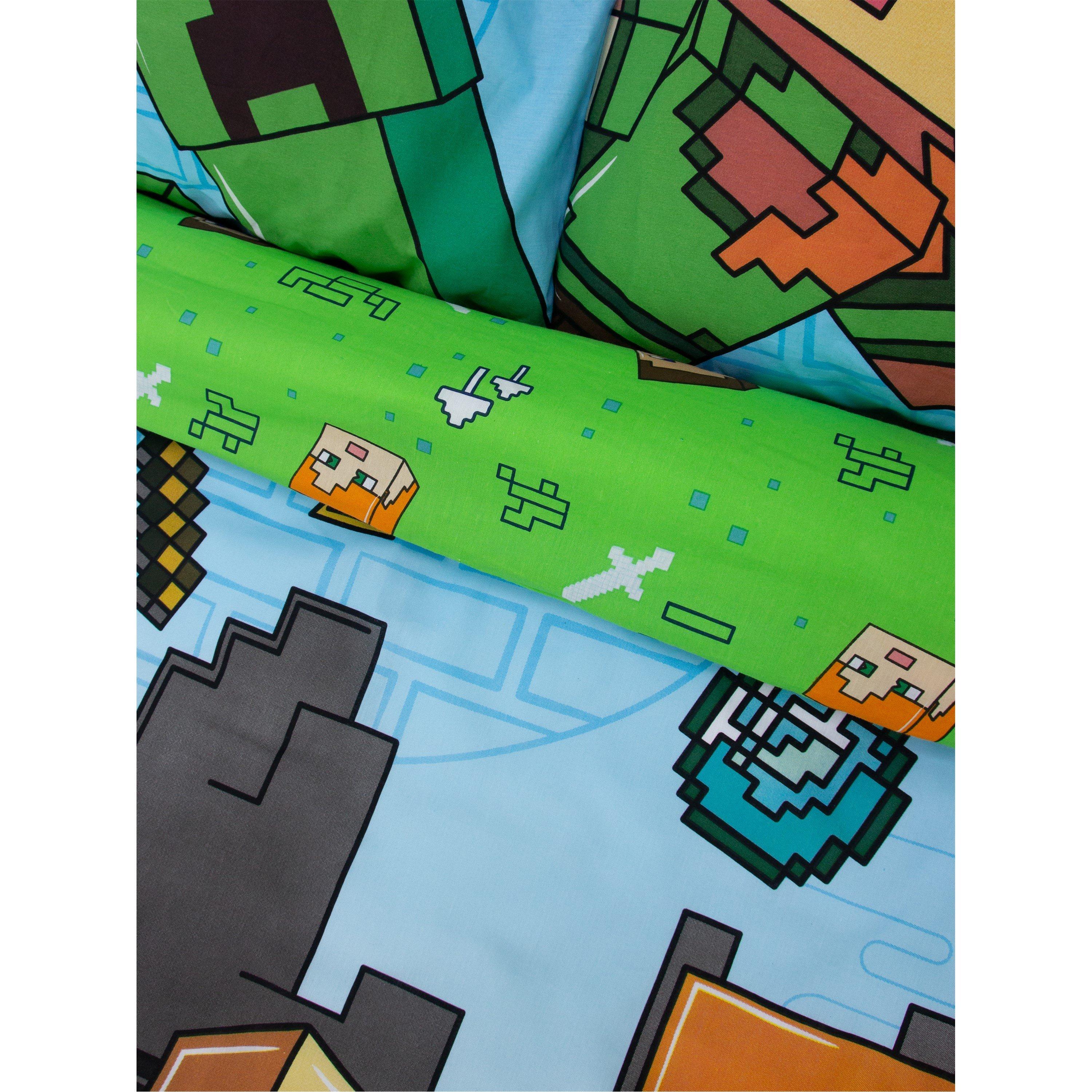 Multicolour - Minecraft - Minecraft Levels Double Panel Duvet - 5