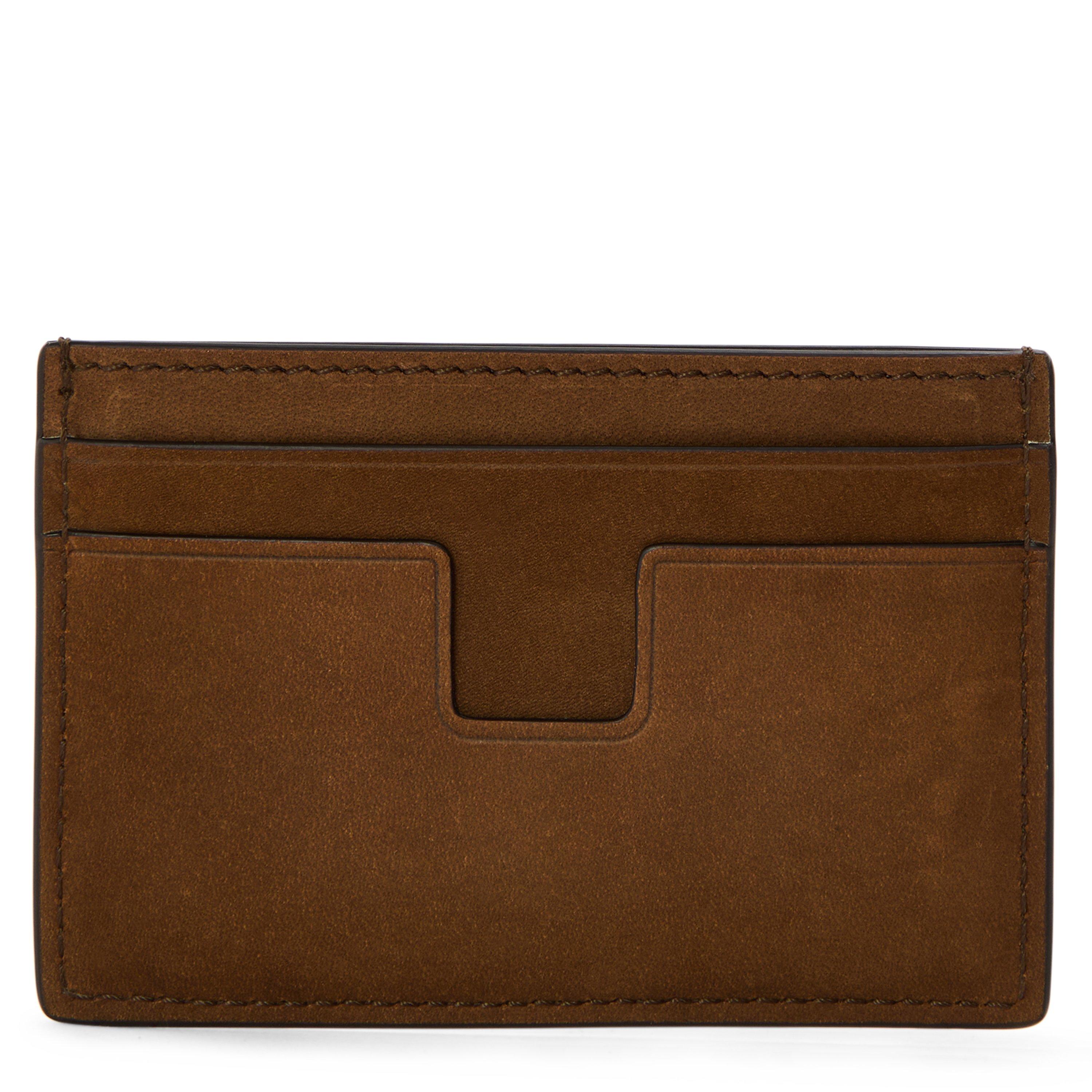 Olive Brown - Tom Ford - TF Card Holder Sn62 - 2