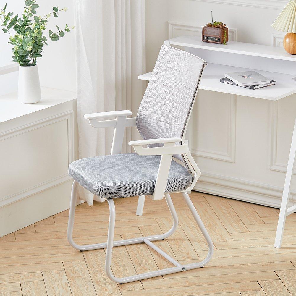 Grey/White - Kabinet UK - Comfortable Mesh Office Chair for Home & Office - 2