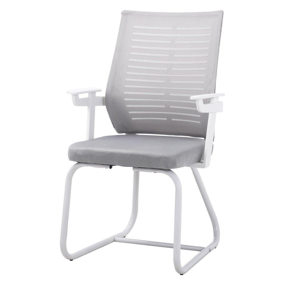 Grey/White - Kabinet UK - Comfortable Mesh Office Chair for Home & Office - 4