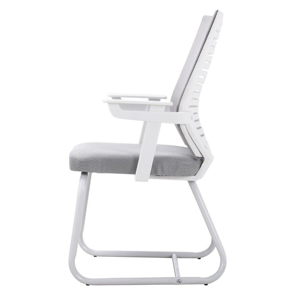 Grey/White - Kabinet UK - Comfortable Mesh Office Chair for Home & Office - 6