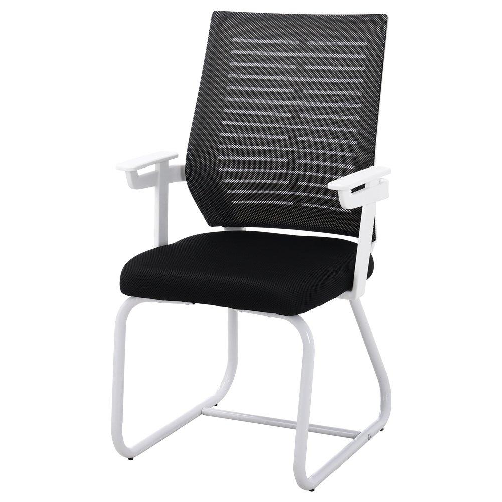 Black/White - Kabinet UK - Comfortable Mesh Office Chair for Home & Office - 4