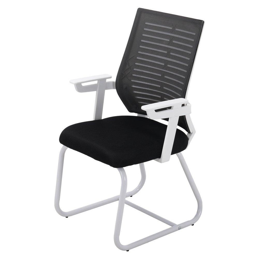 Black/White - Kabinet UK - Comfortable Mesh Office Chair for Home & Office - 5