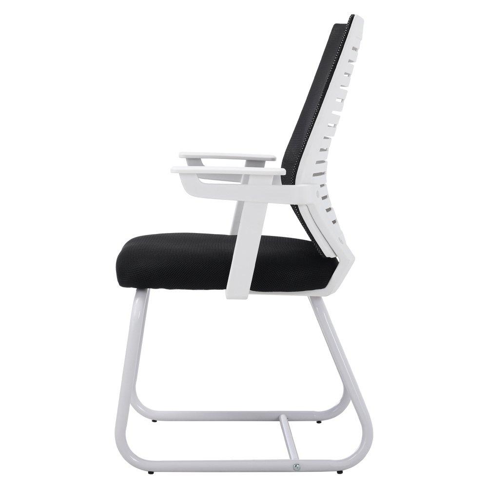 Black/White - Kabinet UK - Comfortable Mesh Office Chair for Home & Office - 6