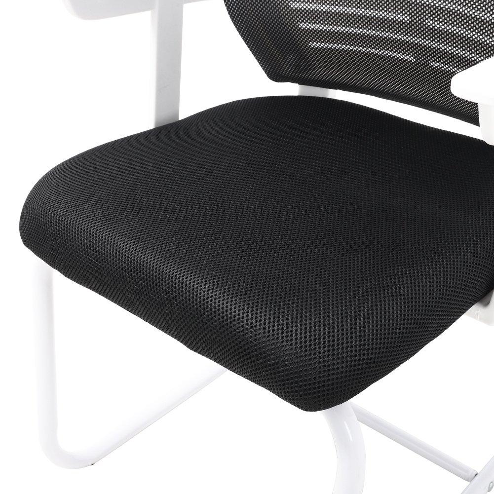 Black/White - Kabinet UK - Comfortable Mesh Office Chair for Home & Office - 9