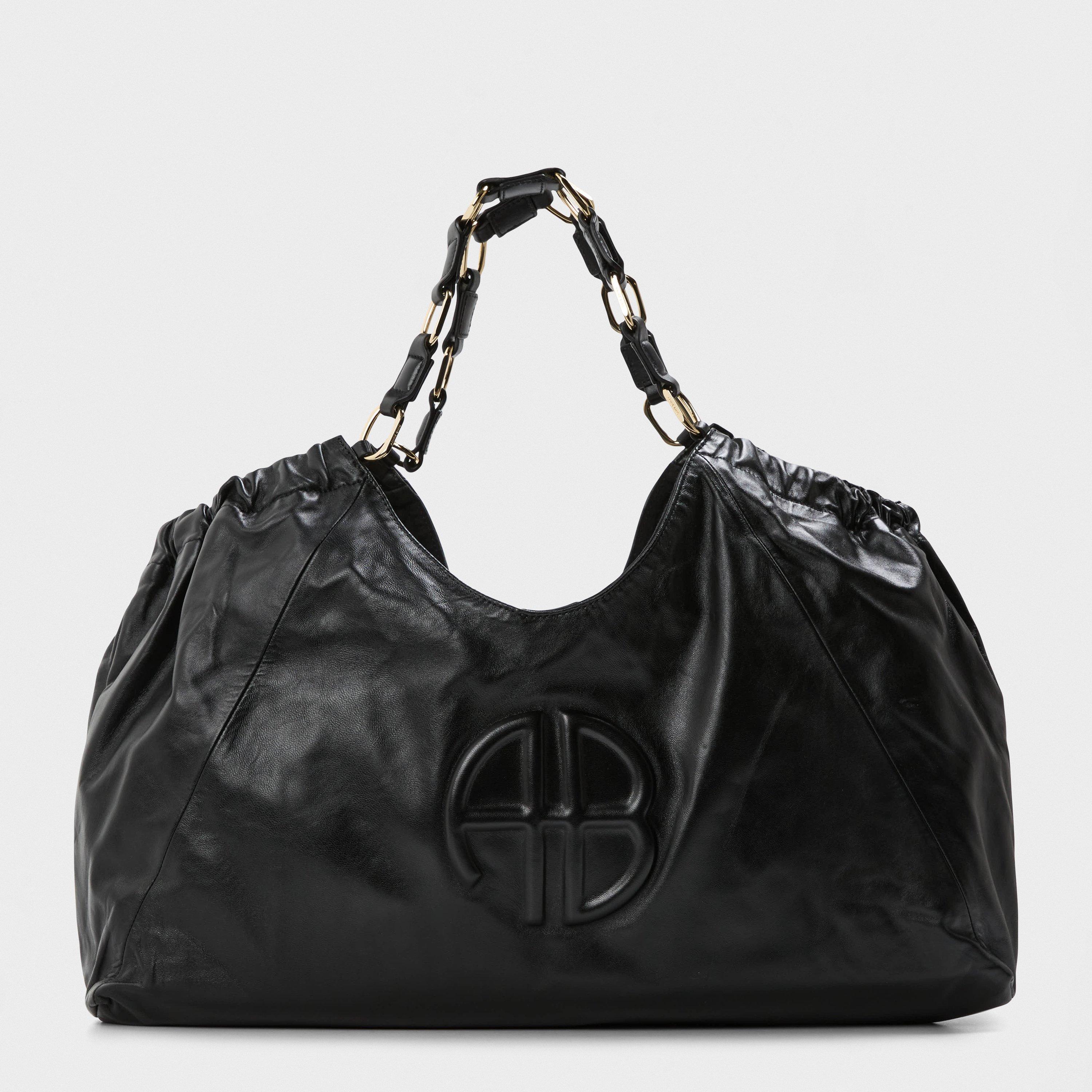 Black - Anine Bing - Womens Leather Kate Tote Bag - 1