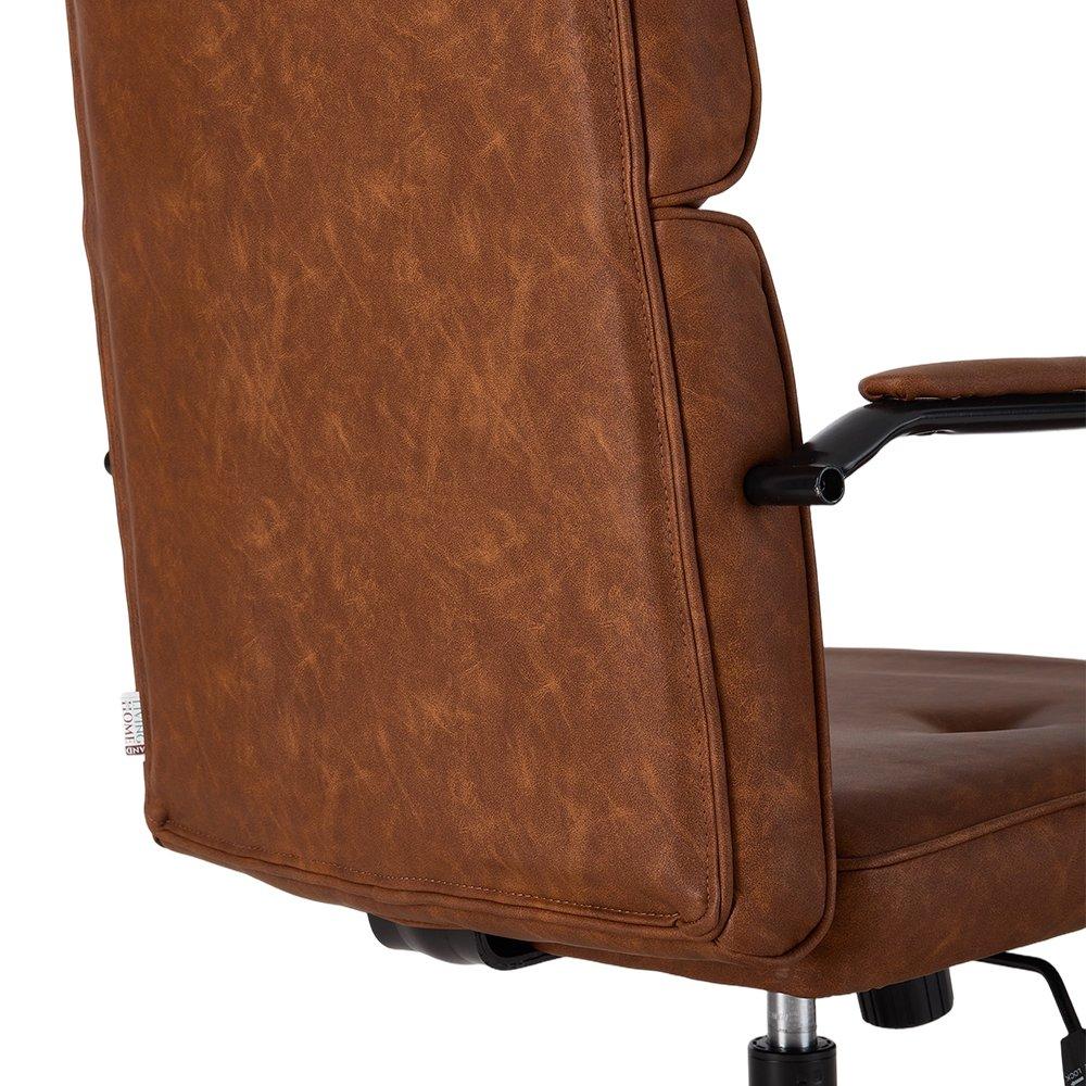 Brown2 - Kabinet UK - Swivel & Height Adjustable Office Chair - 6