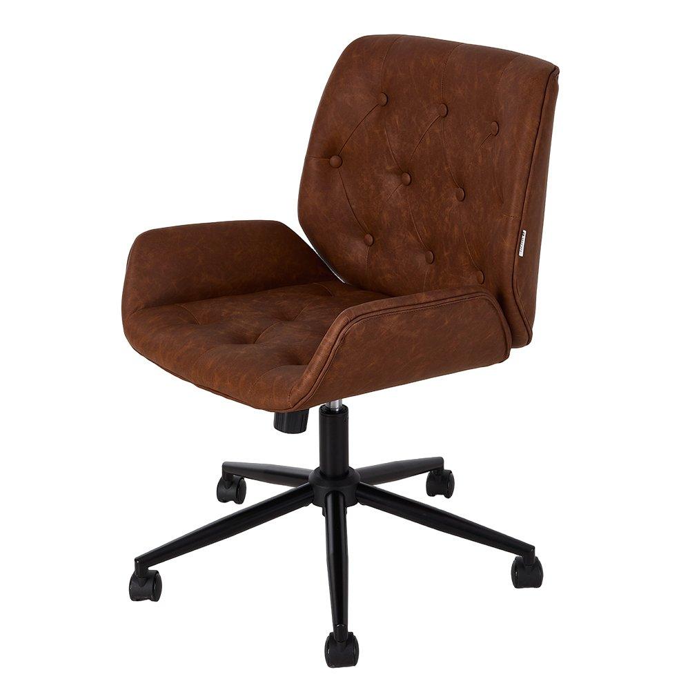 Kabinet Uk  Swivel & Height Adjustable Office Chair - Brown1
