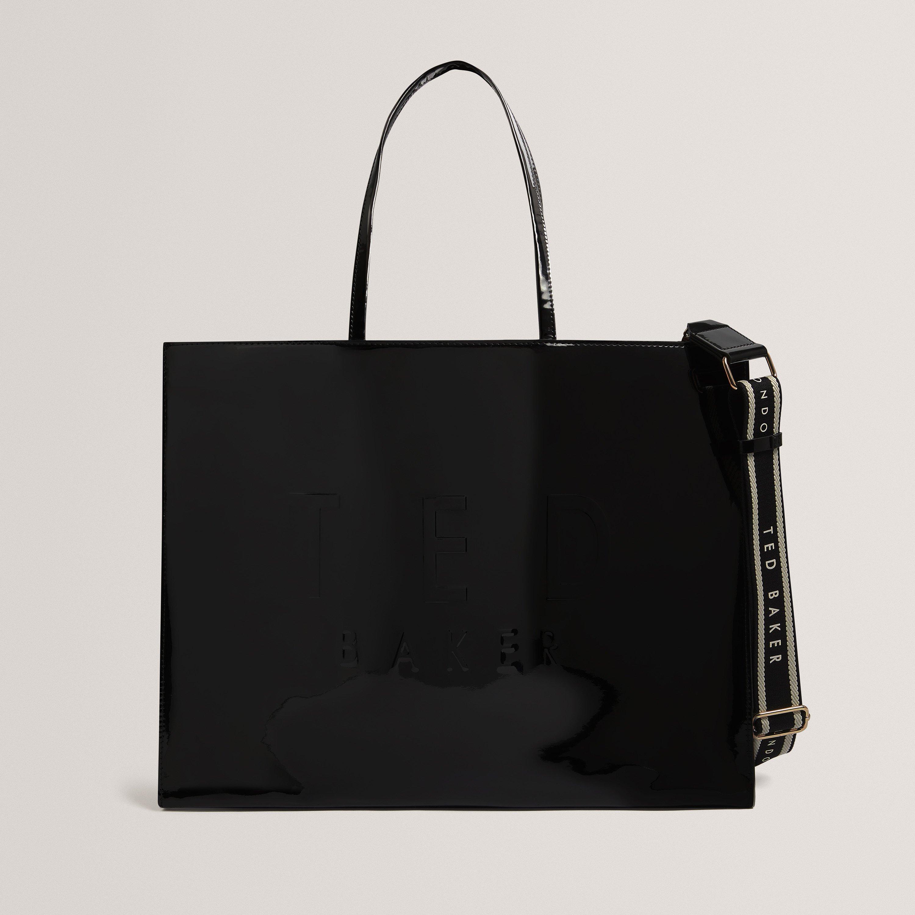 Black - Ted Baker - Ted Web XL Icon Bag Ld62 - 1